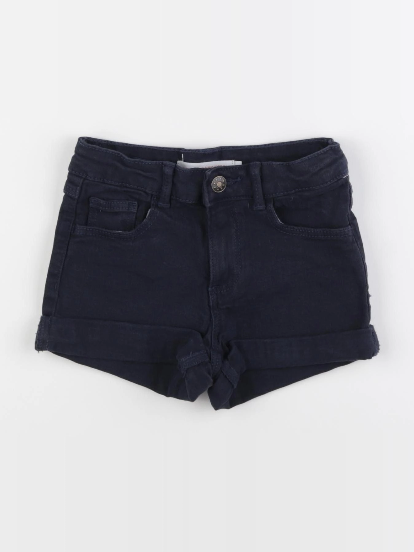 Monoprix - short bleu - 4 ans