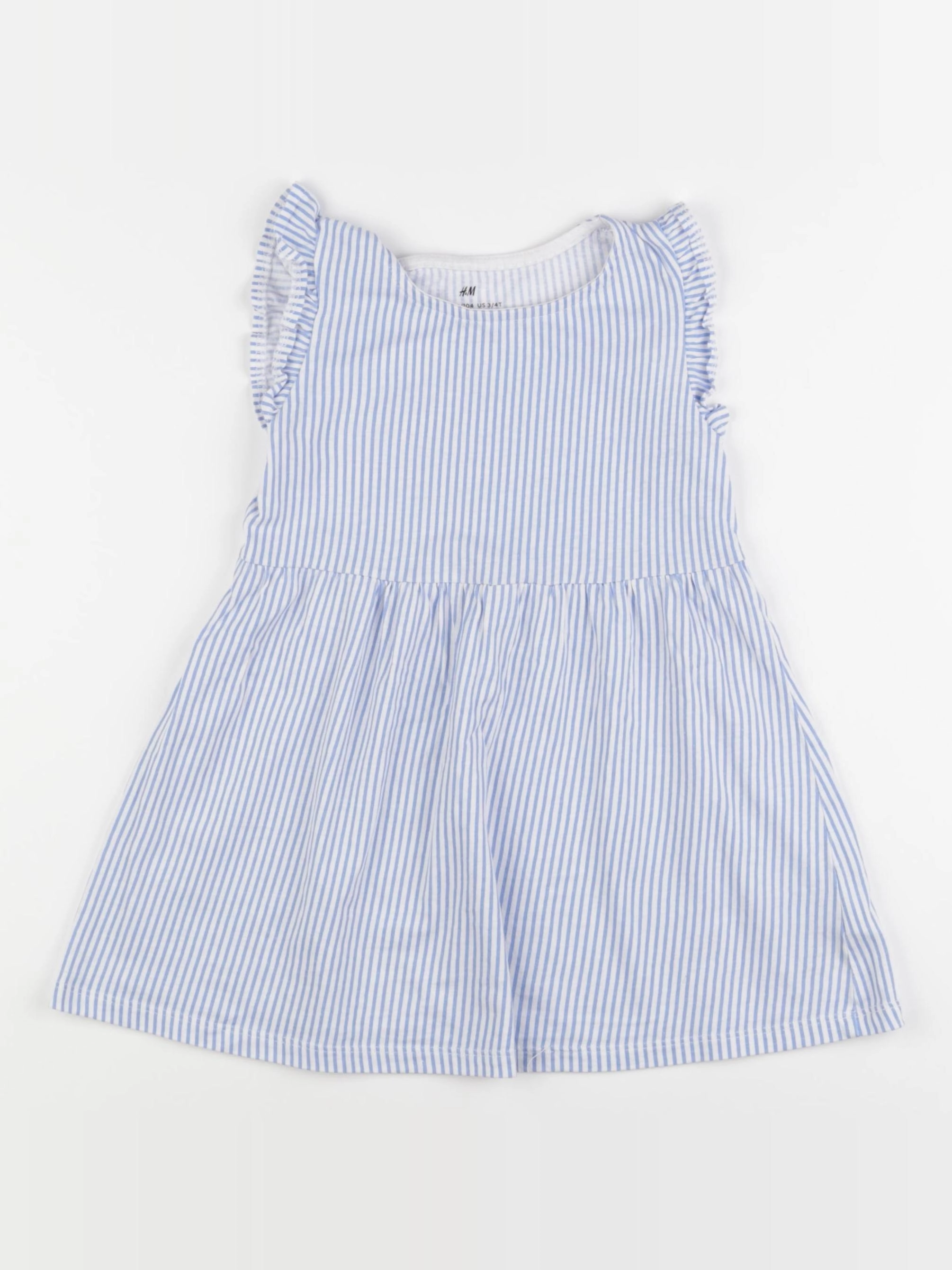 H&M - robe blanc - 3/4 ans