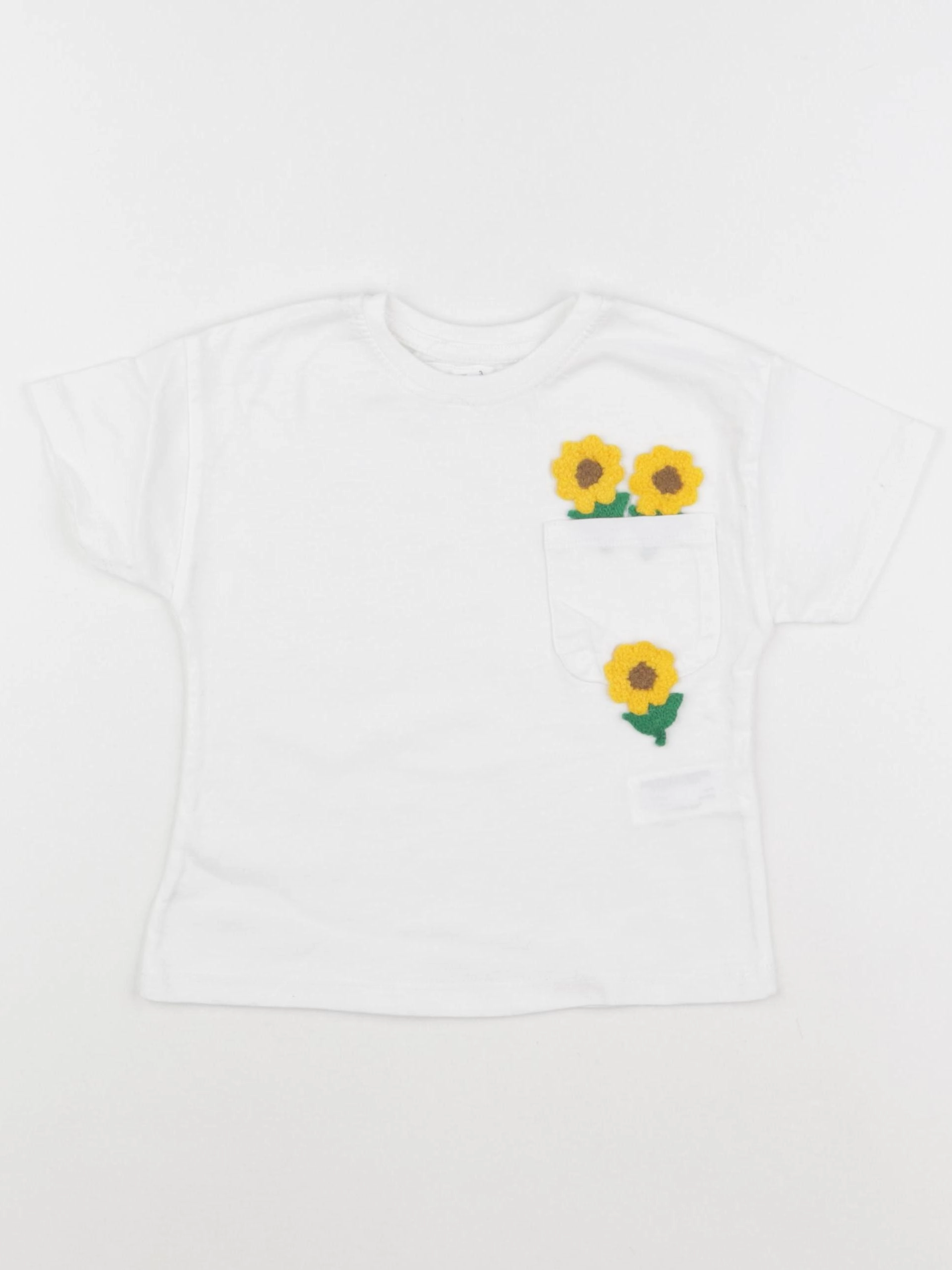 Zara - tee-shirt blanc - 3 ans