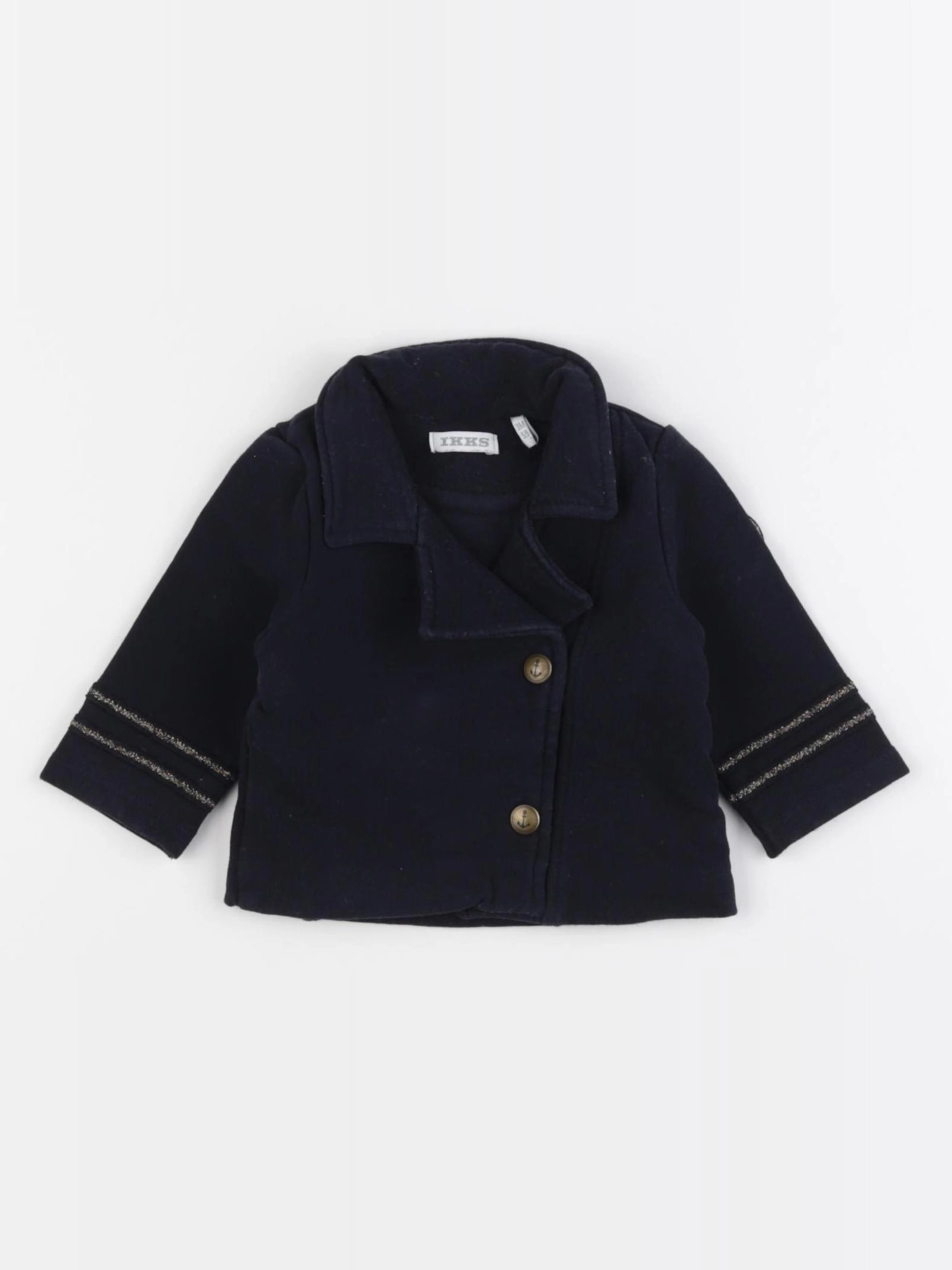 IKKS - veste bleu - 3 mois