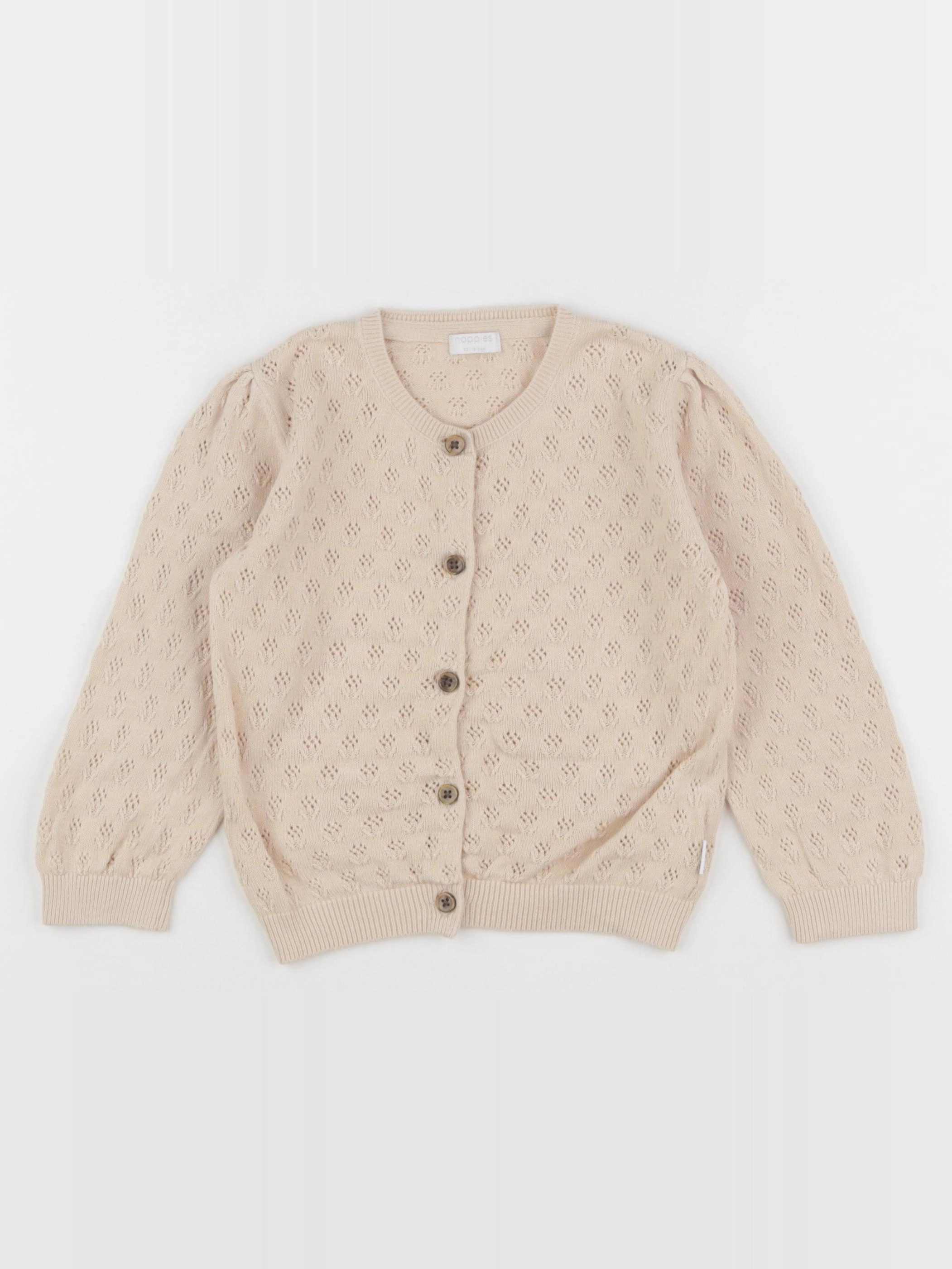 Noppies - gilet rose - 18/24 mois