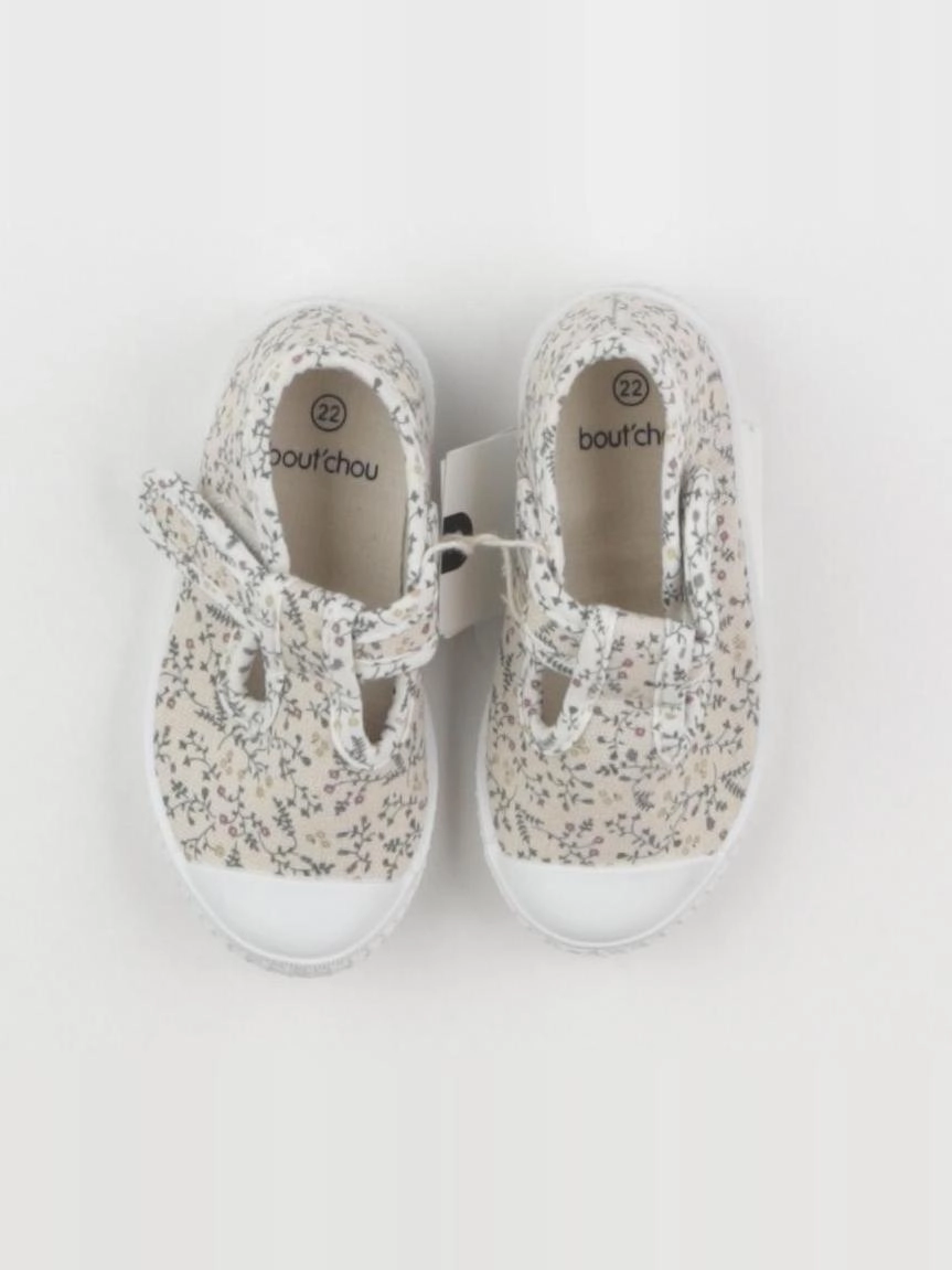 Boutchou - tennis à scratch/ lacets multicolore - pointure 22