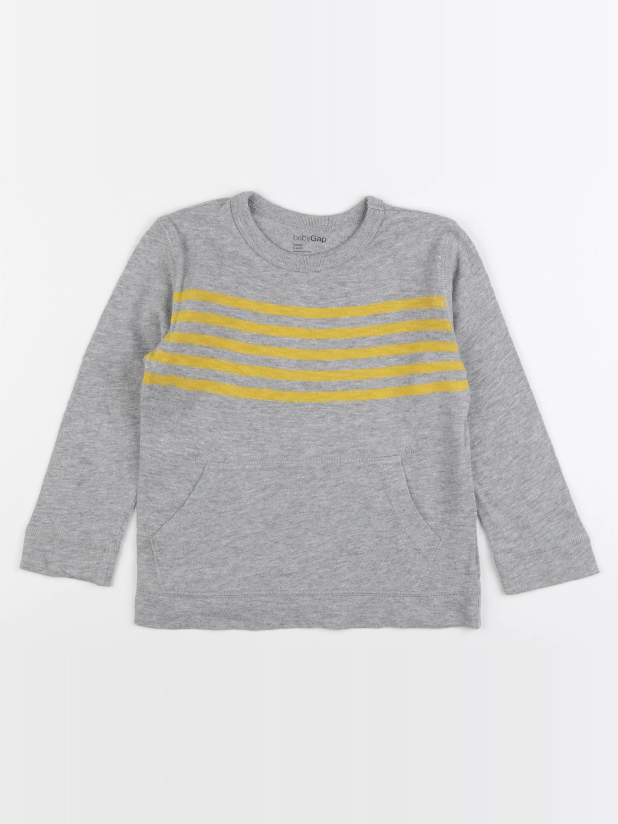 GAP - tee-shirt gris - 2 ans
