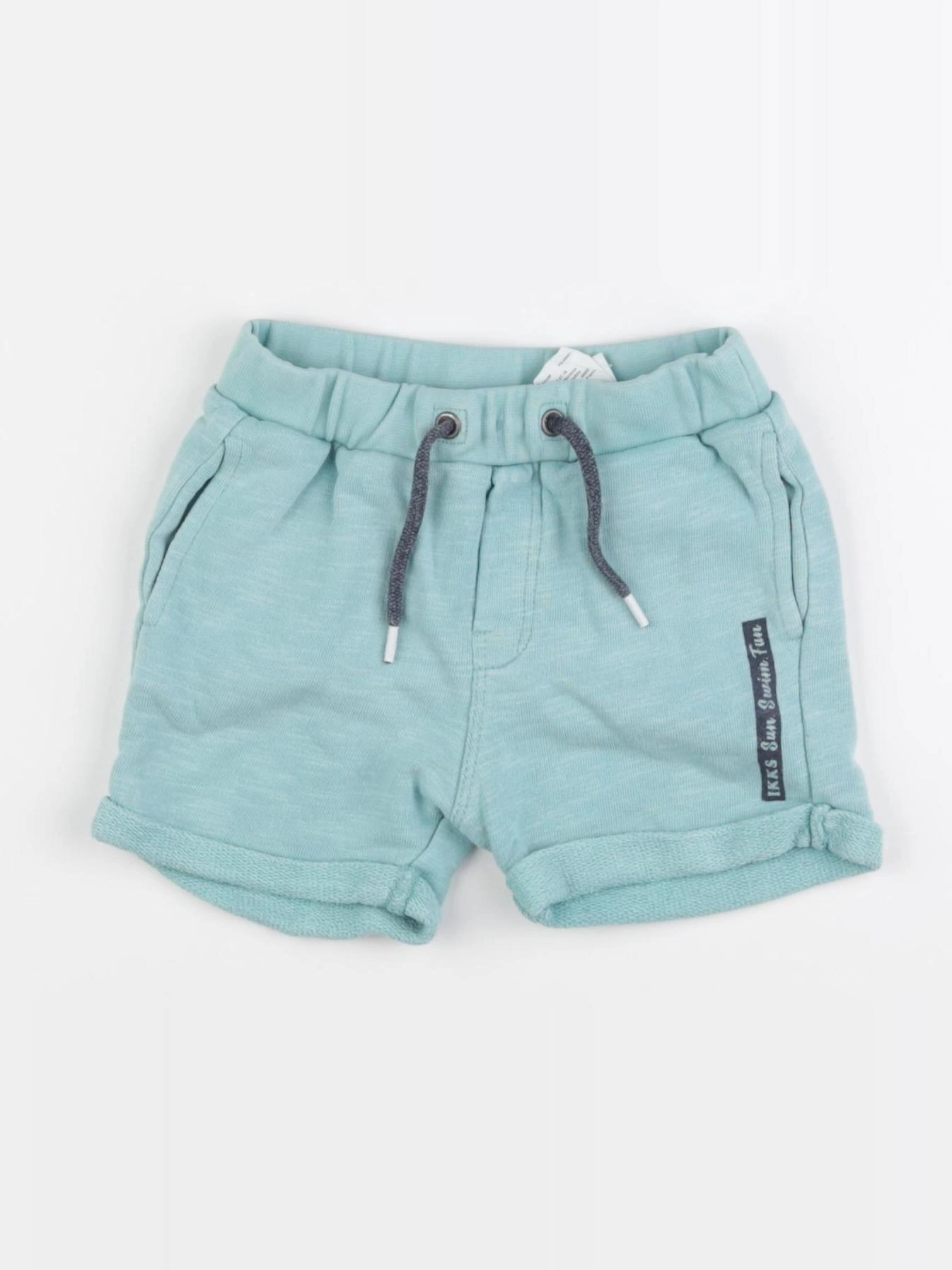 IKKS - short bleu - 18 mois