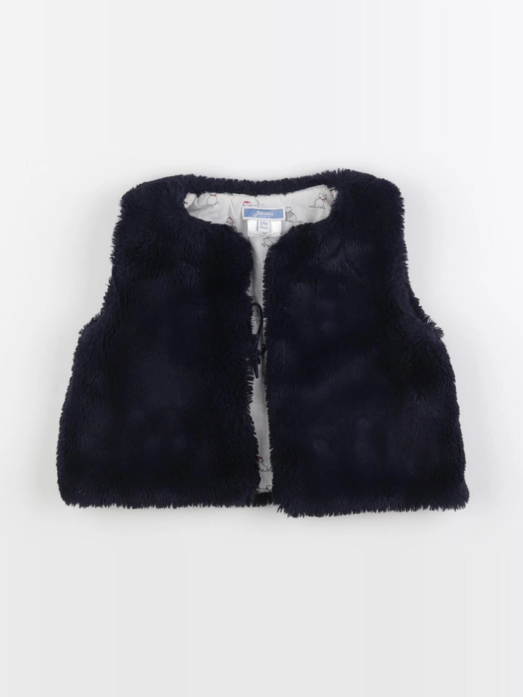 Jacadi - gilet bleu - 2 ans