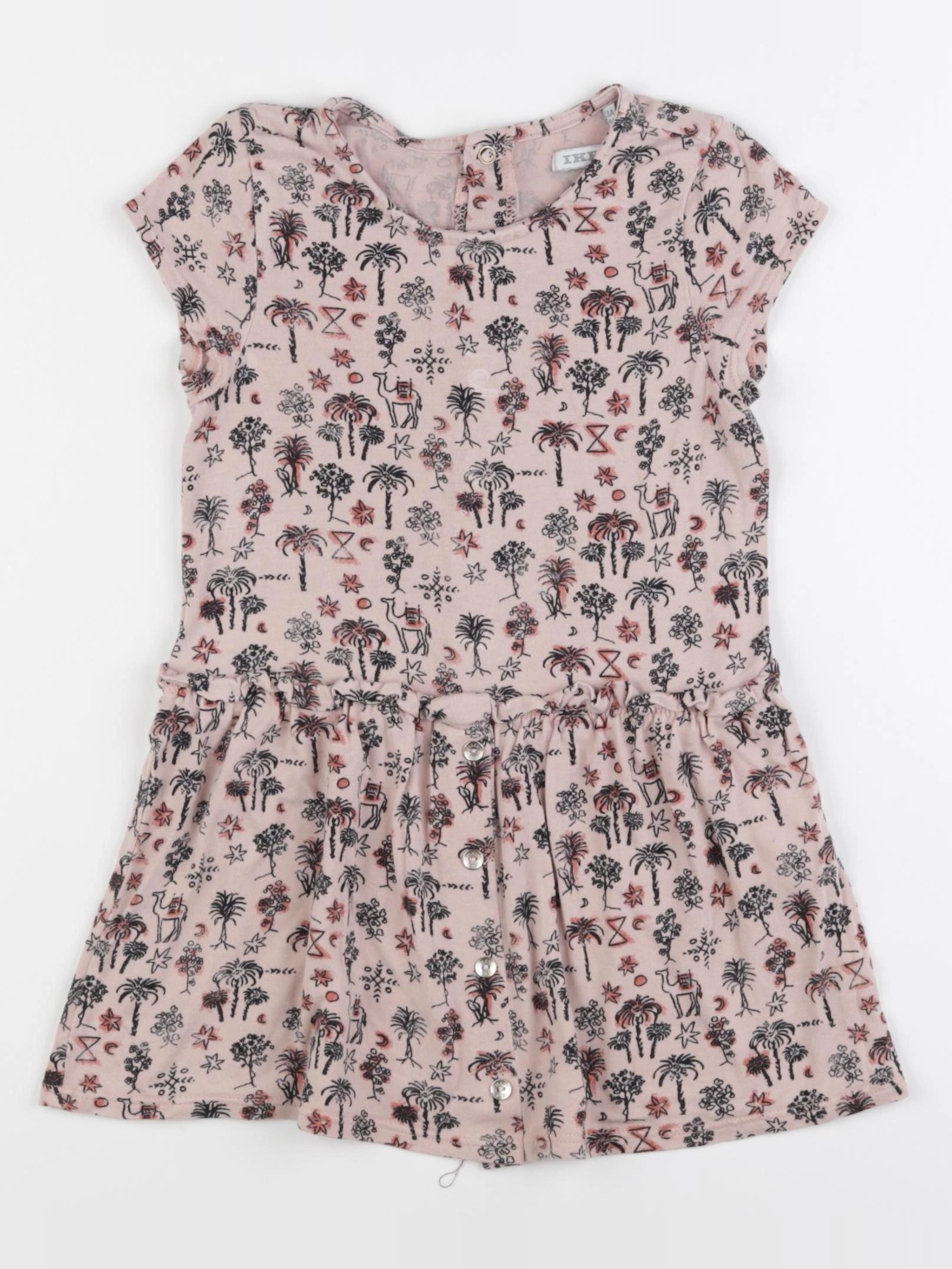 IKKS - robe rose - 3 ans