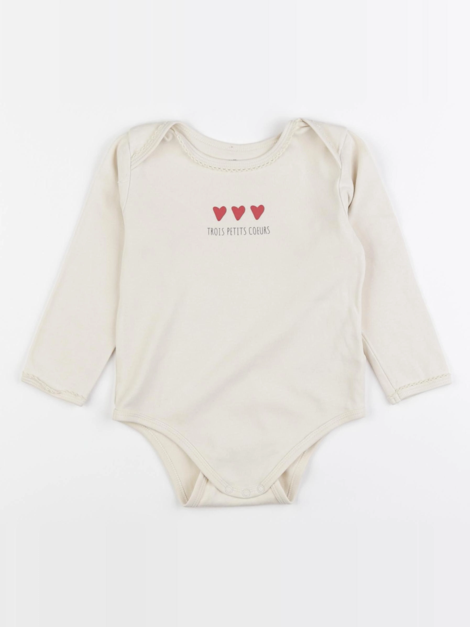 Vertbaudet - body beige - 3 ans