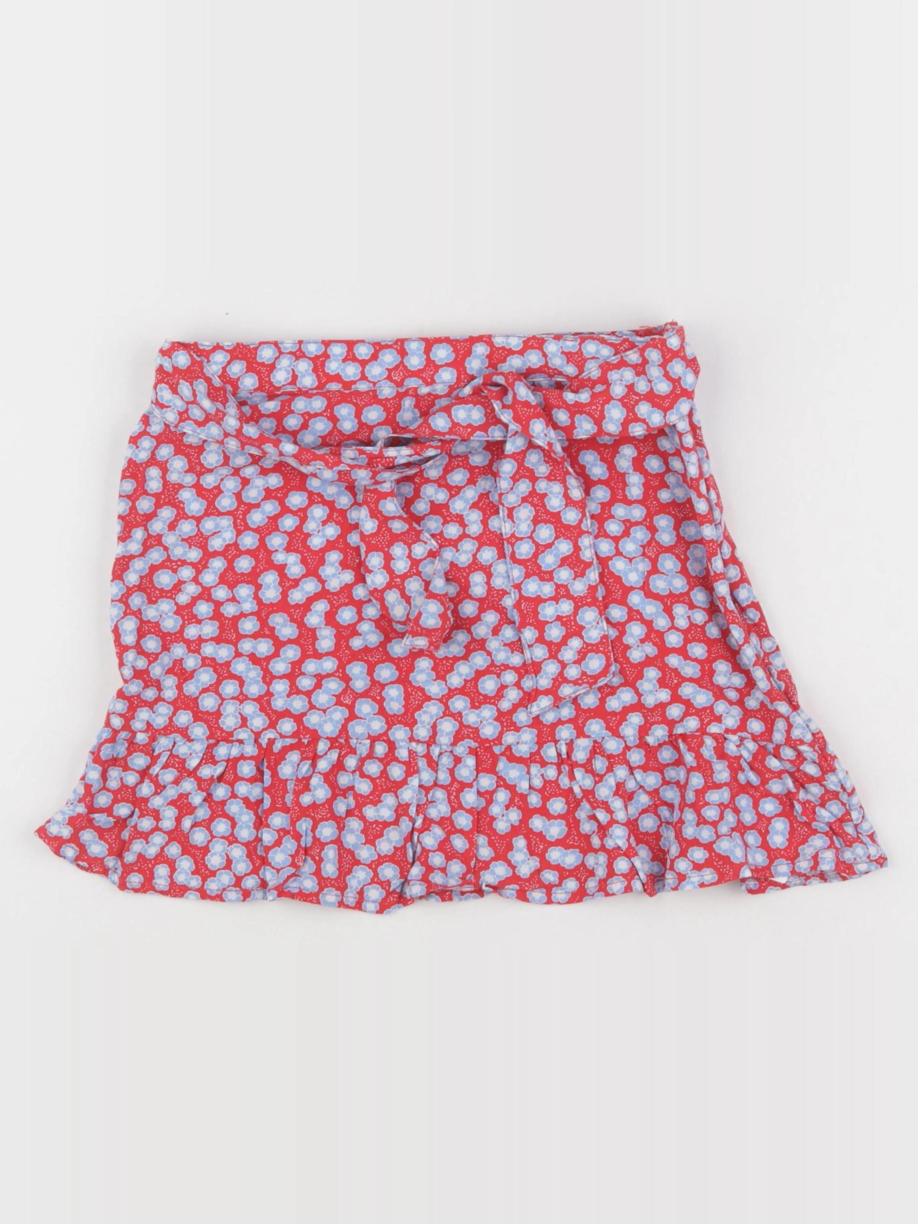 Vertbaudet - jupe rouge - 7 ans