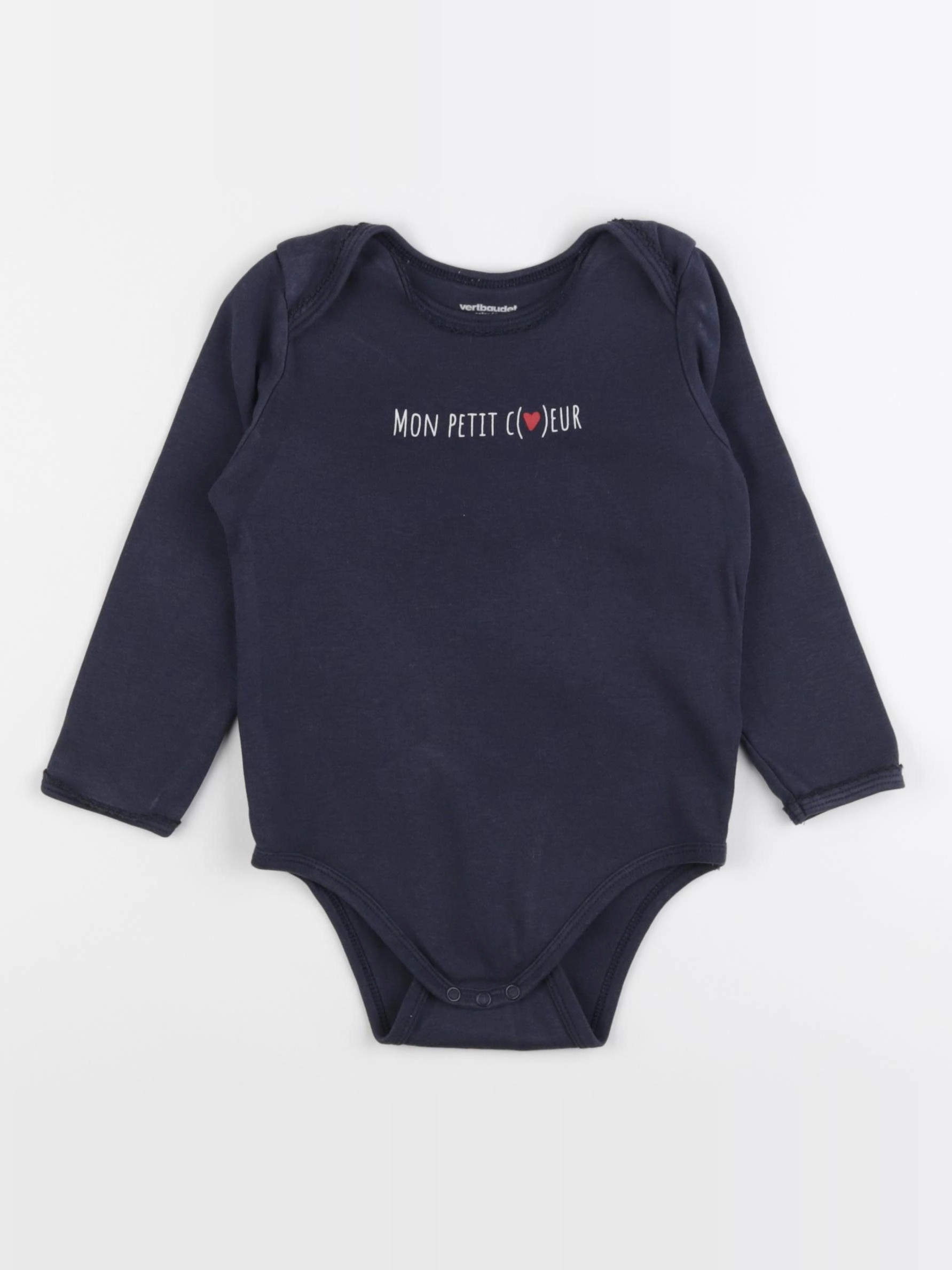 Vertbaudet - body bleu - 3 ans