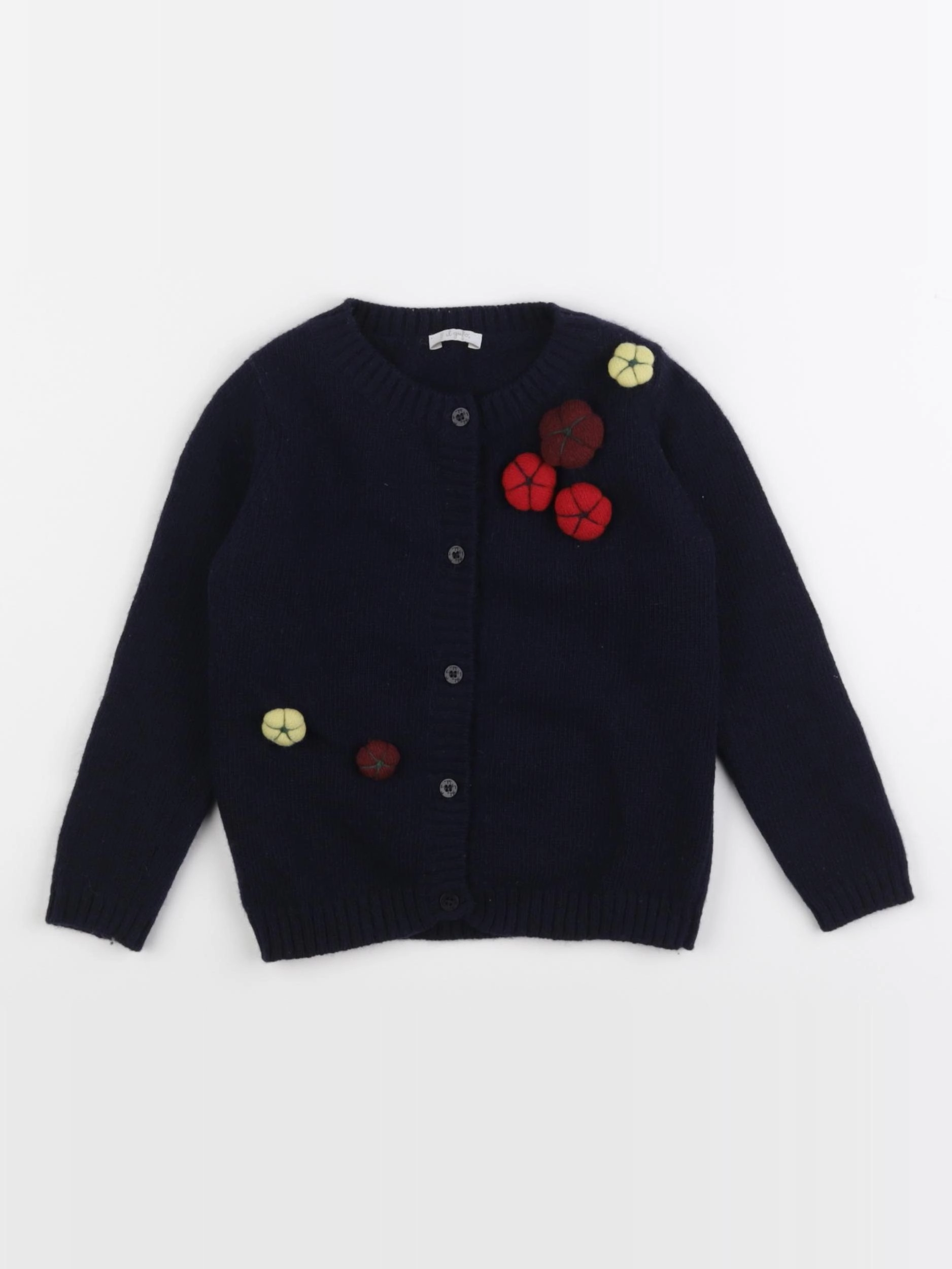 Il Gufo - gilet bleu - 3 ans