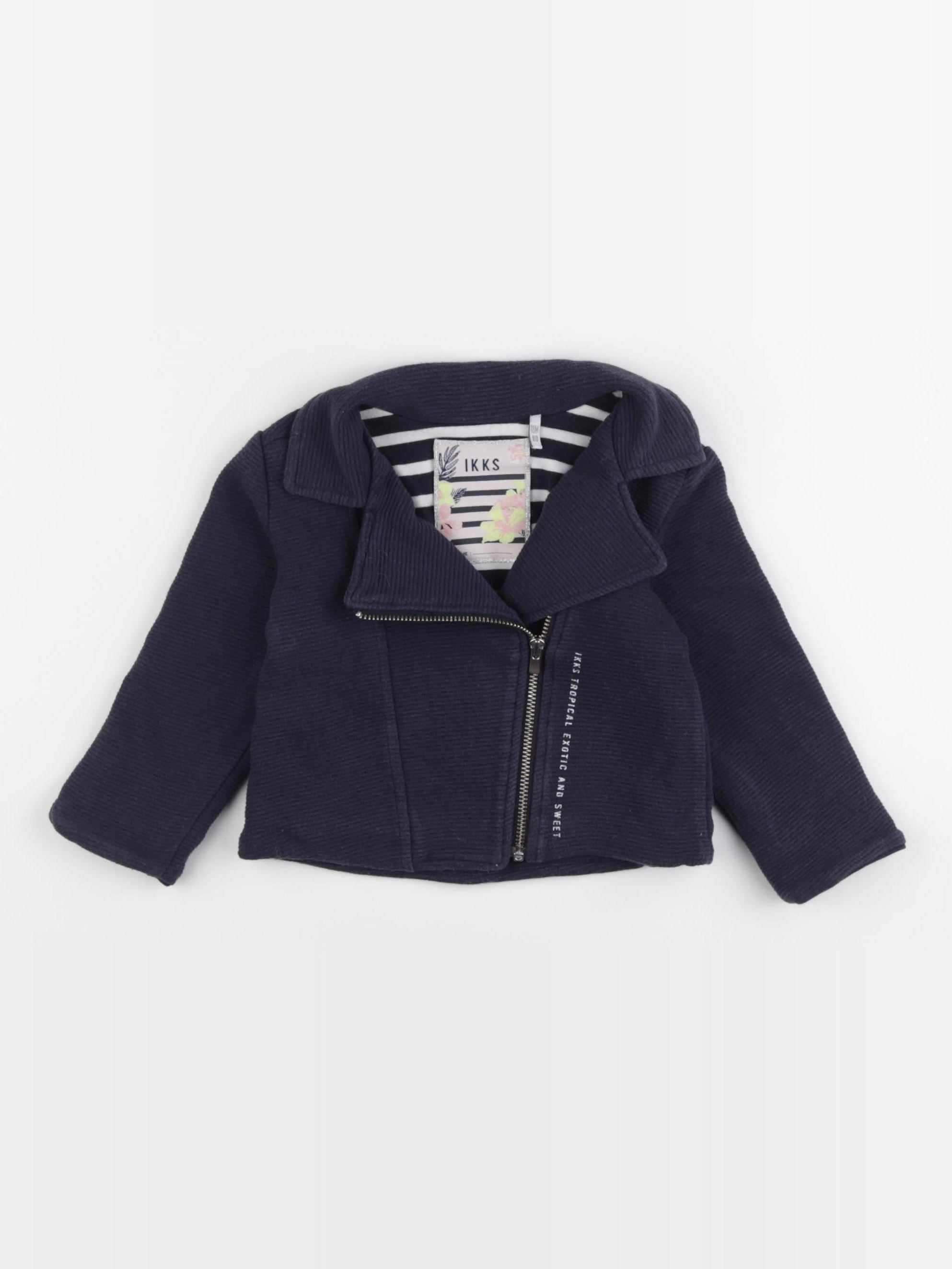 IKKS - veste bleu - 18 mois