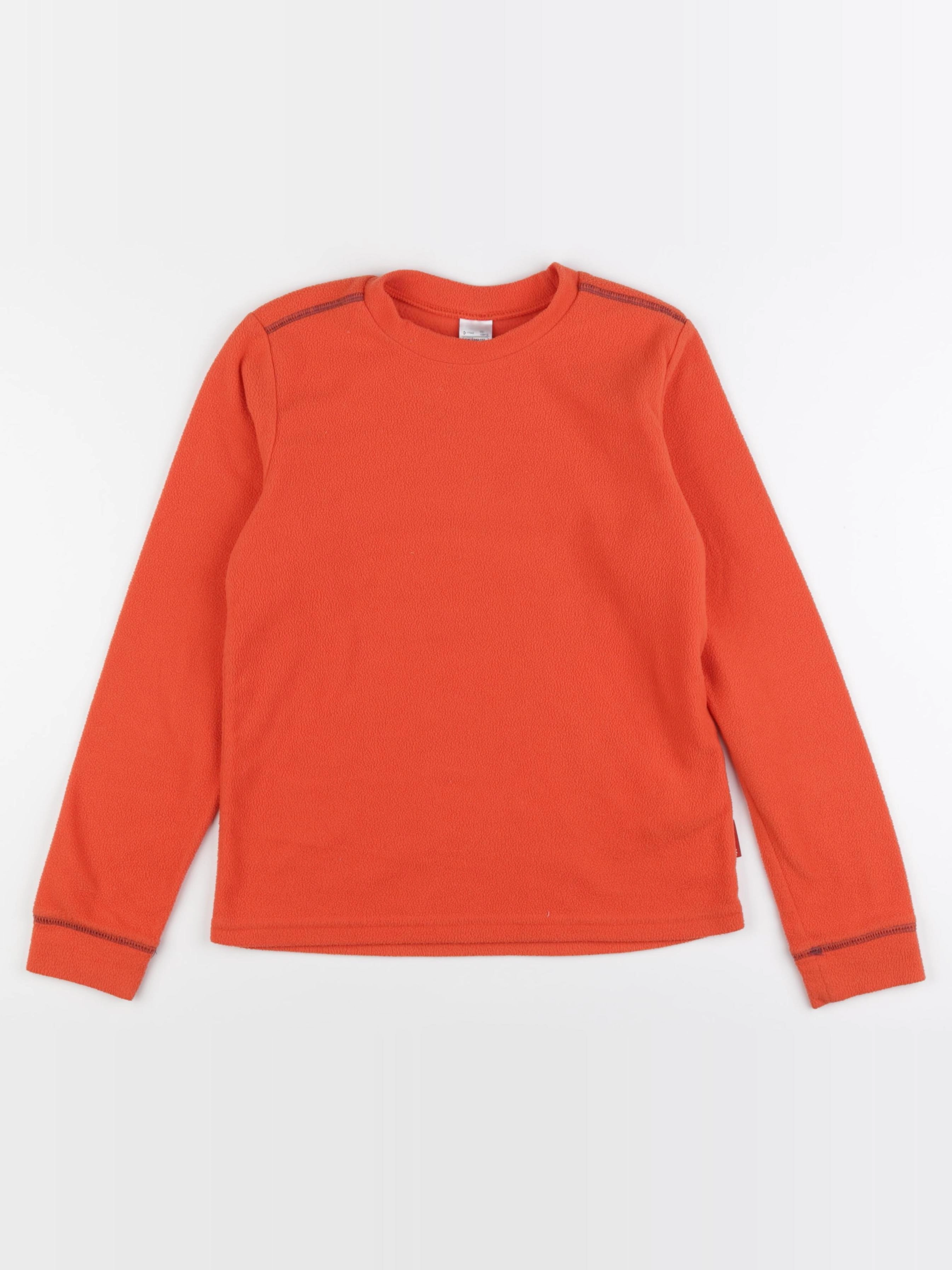 Decathlon ski - polaire orange - 12 ans