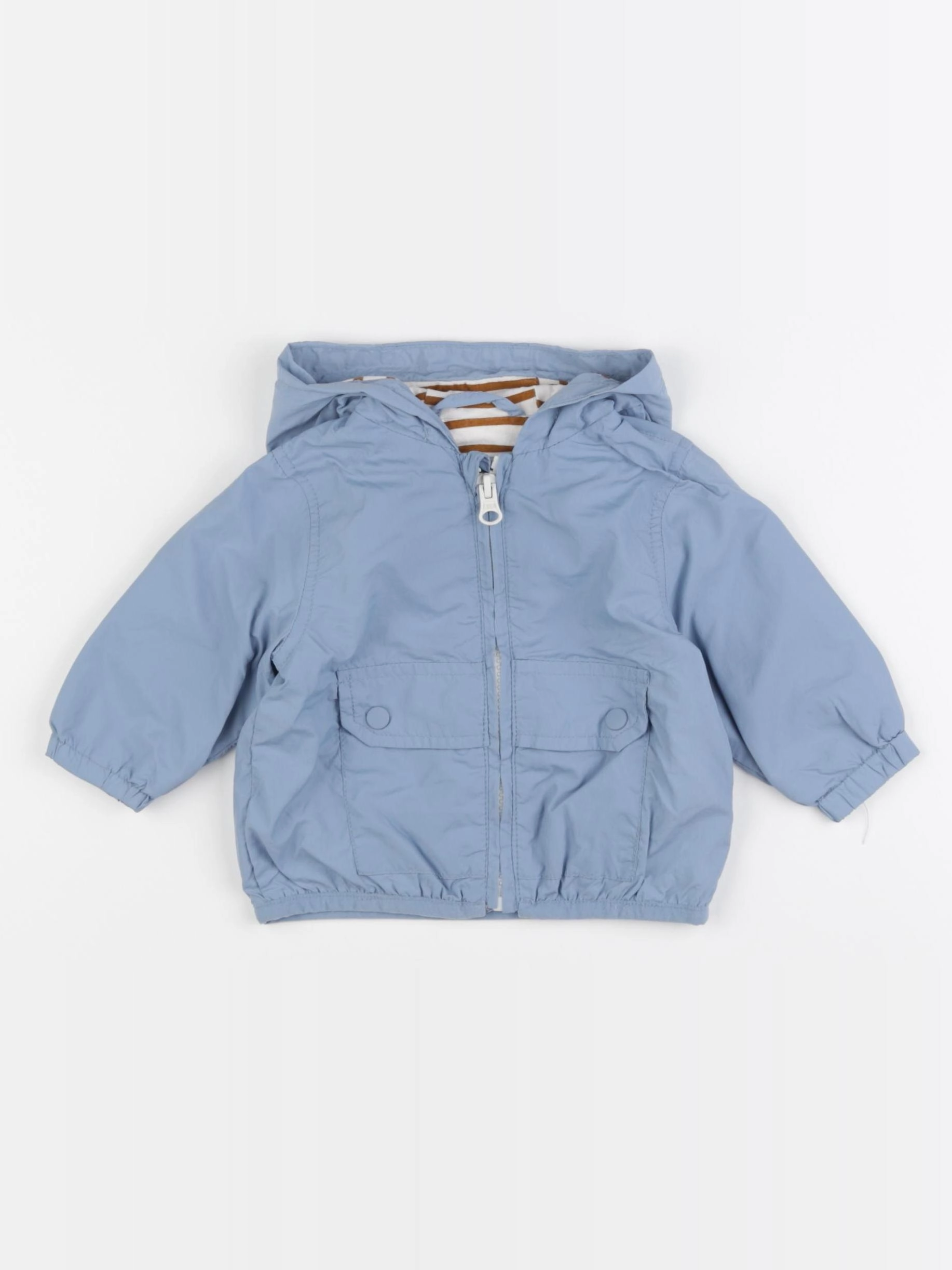 Vertbaudet - coupe-vent bleu - 3 mois
