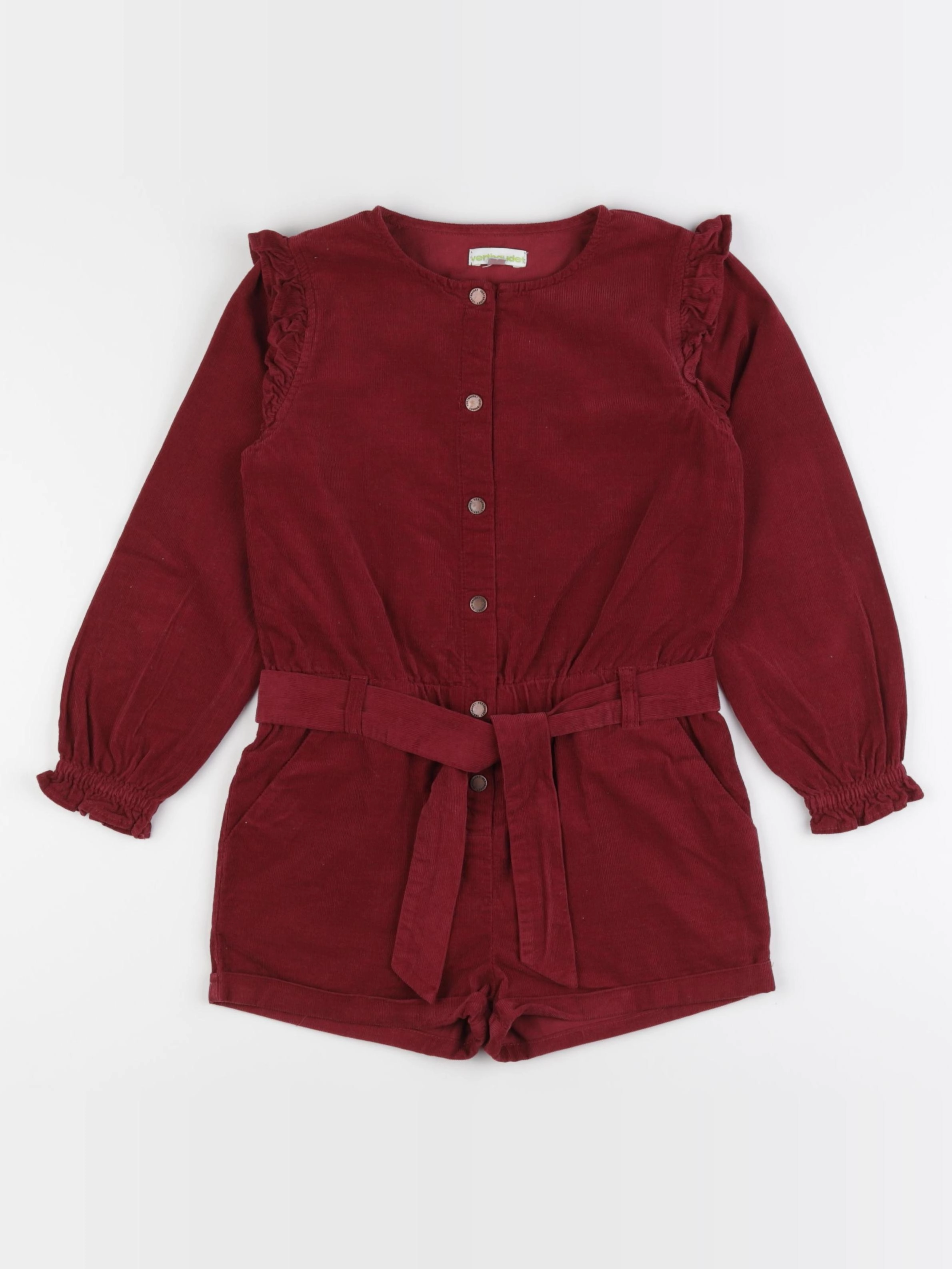 Vertbaudet - combinaison rouge - 8 ans