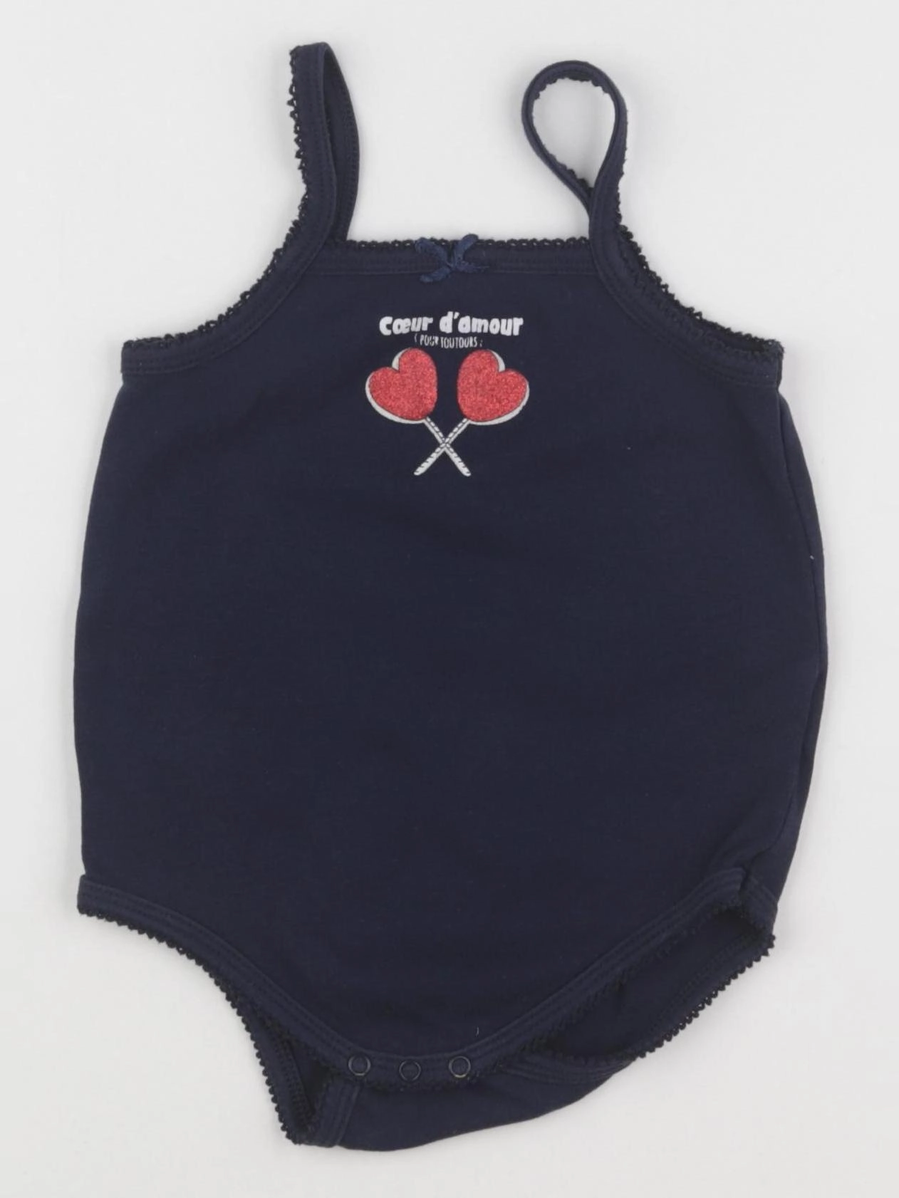 Vertbaudet - body bleu - 3 ans