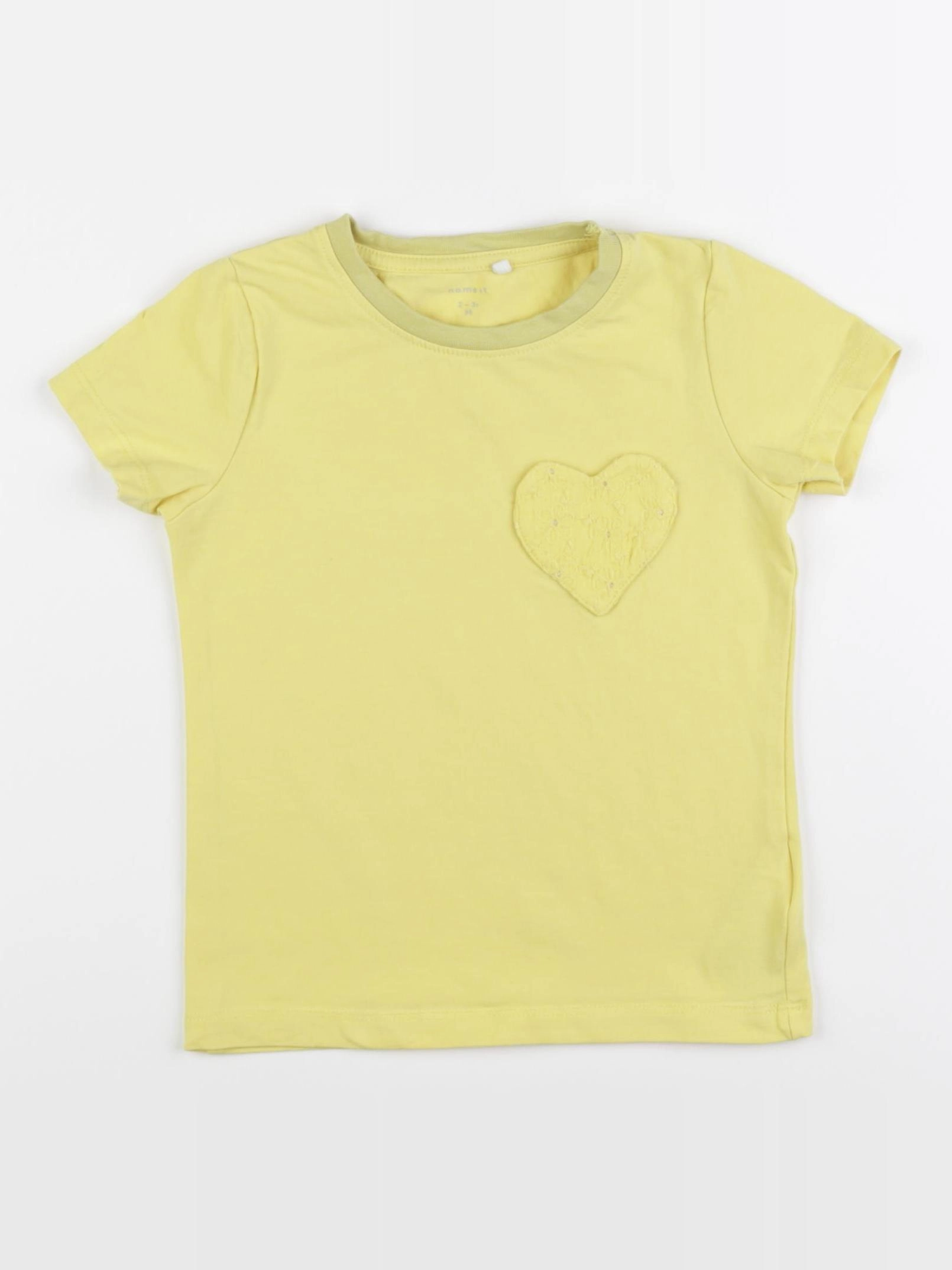 Name it - tee-shirt jaune - 2/3 ans