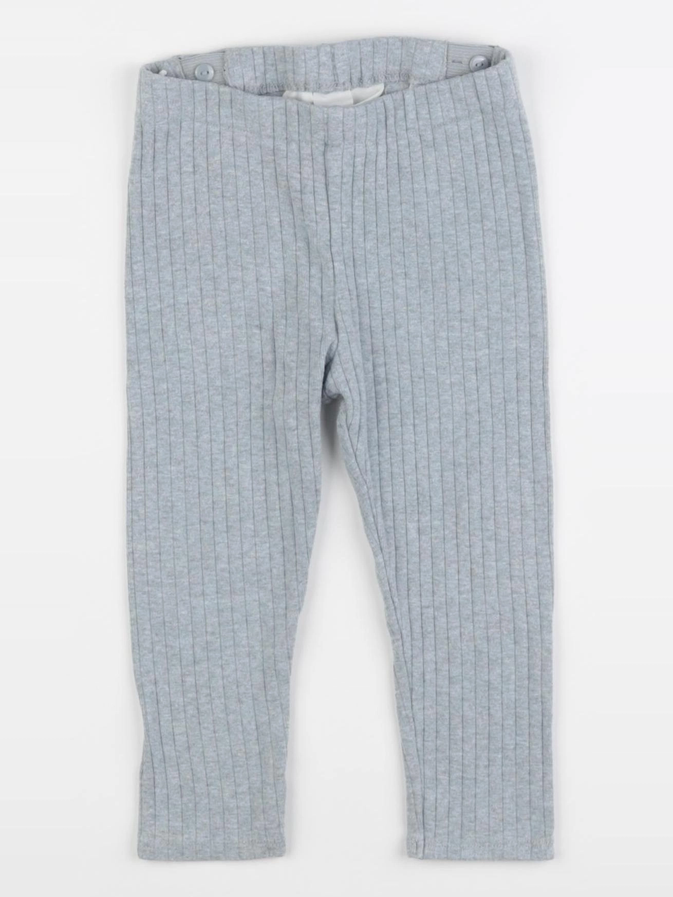 H&M - legging gris - 12/18 mois