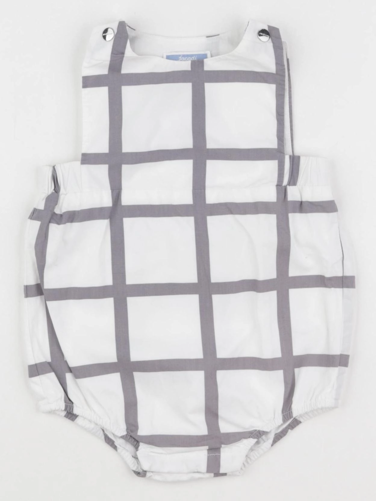 Jacadi - salopette blanc, gris - 6 mois