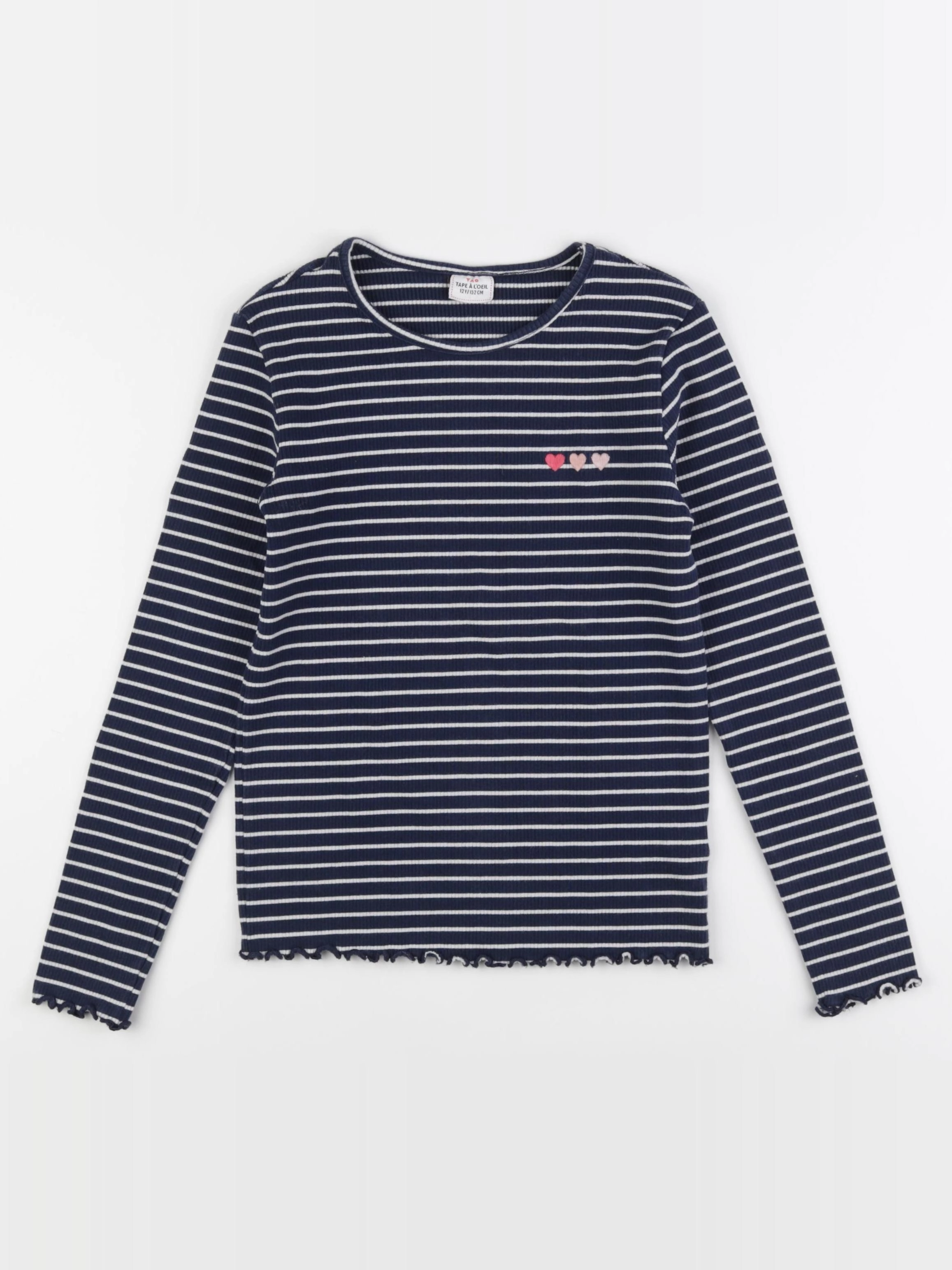 Tape à l'oeil - tee-shirt blanc, bleu - 12 ans
