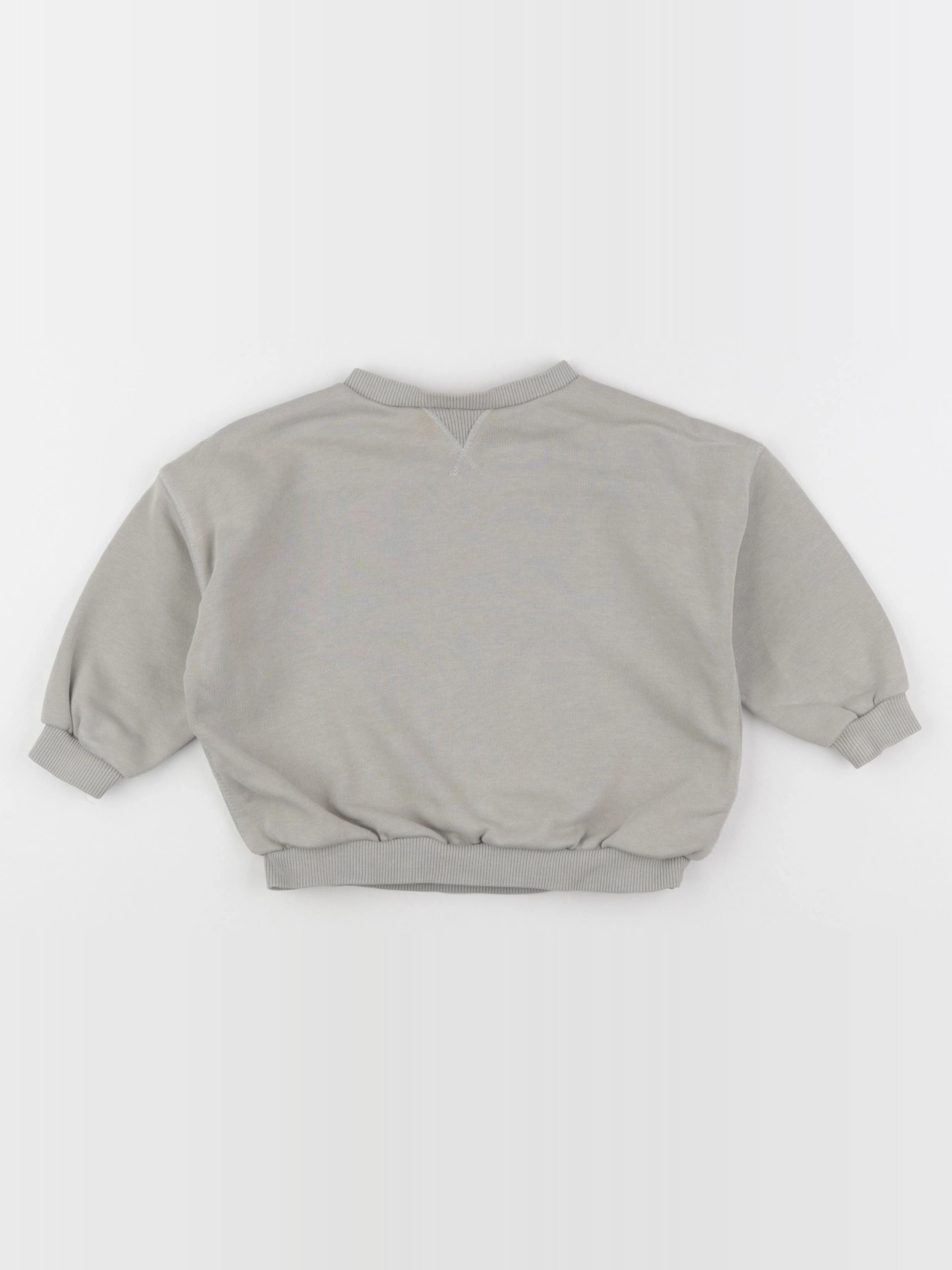 Zara - sweat beige - 12/18 mois