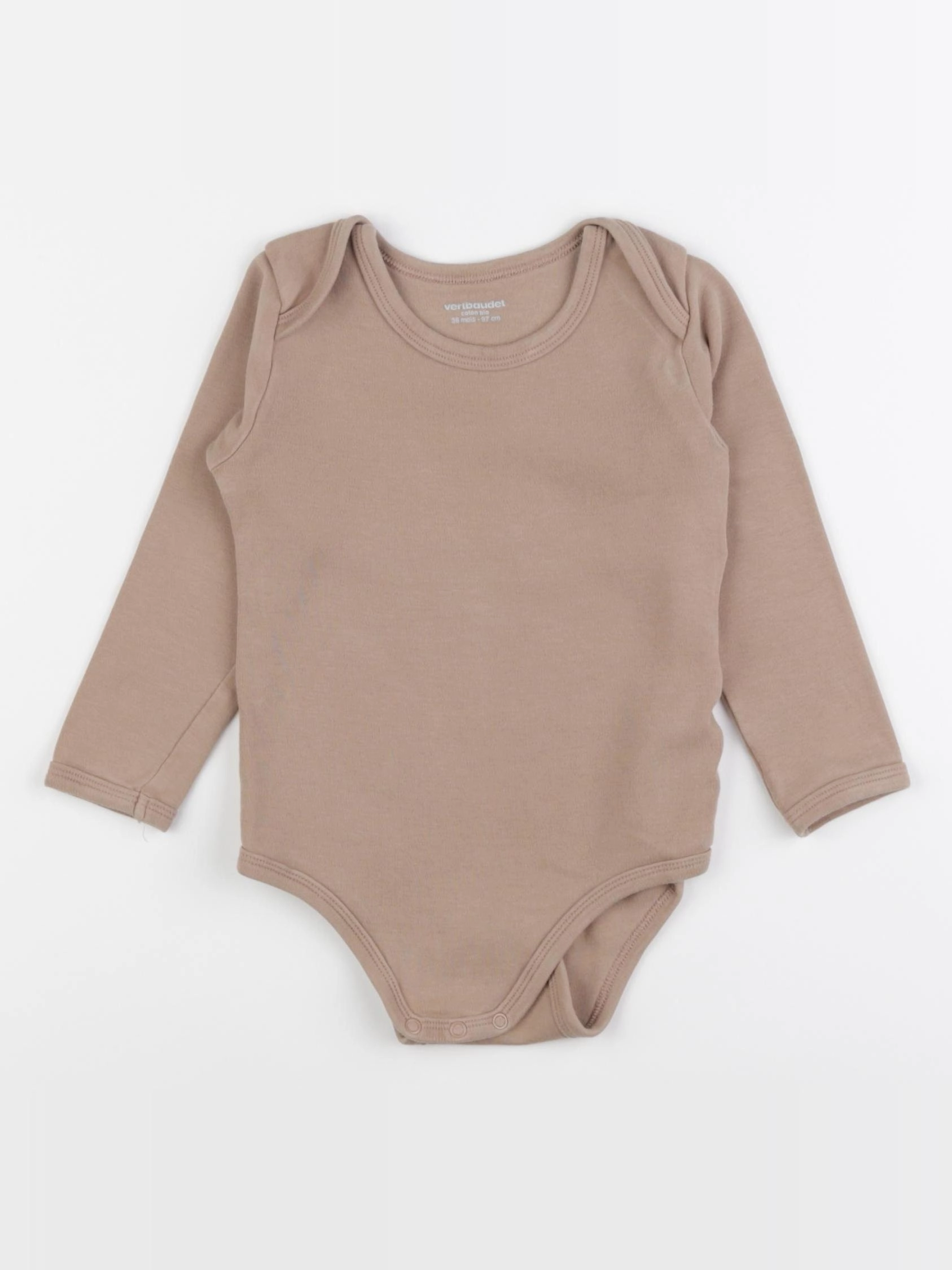 Vertbaudet - body marron - 36 mois