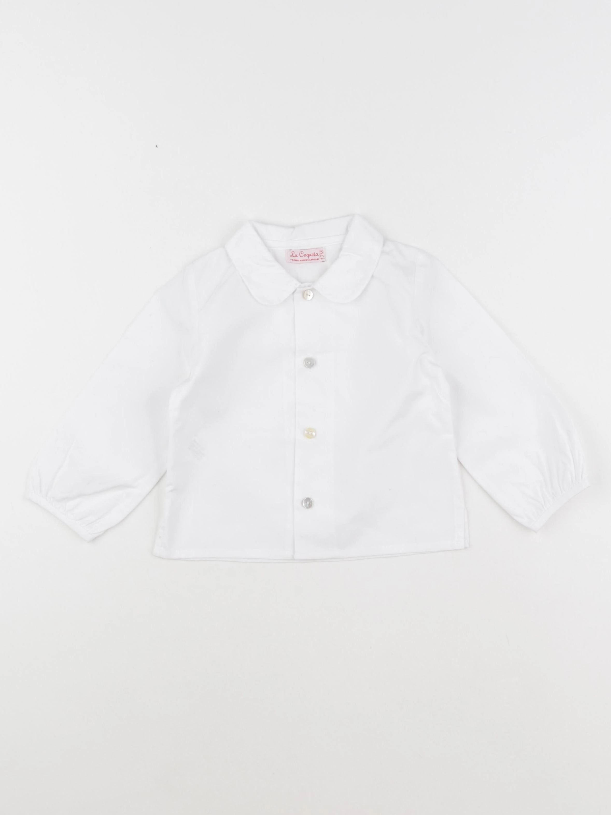 La Coqueta - blouse blanc - 12 mois