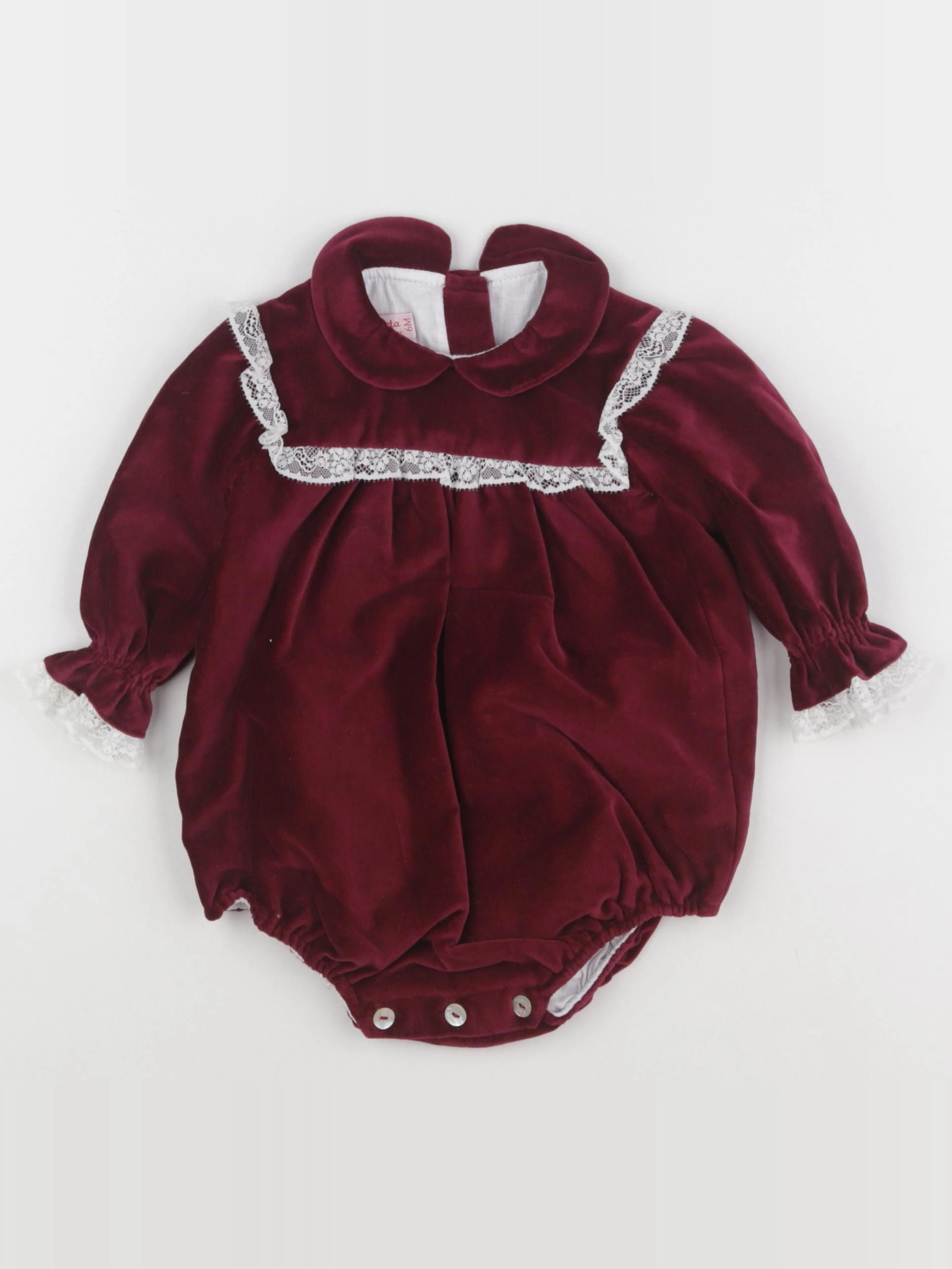 La Coqueta - combinaison rouge - 6 mois