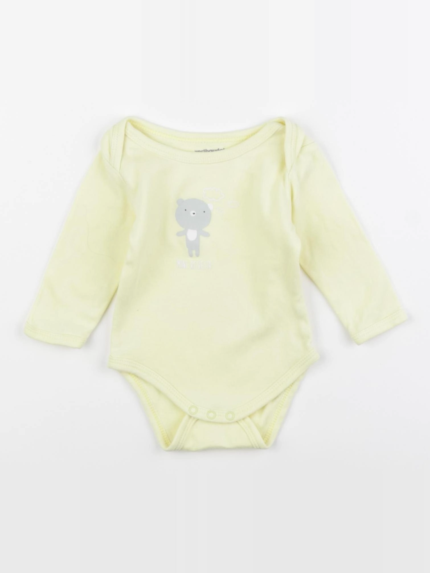Vertbaudet - body jaune - 3 mois