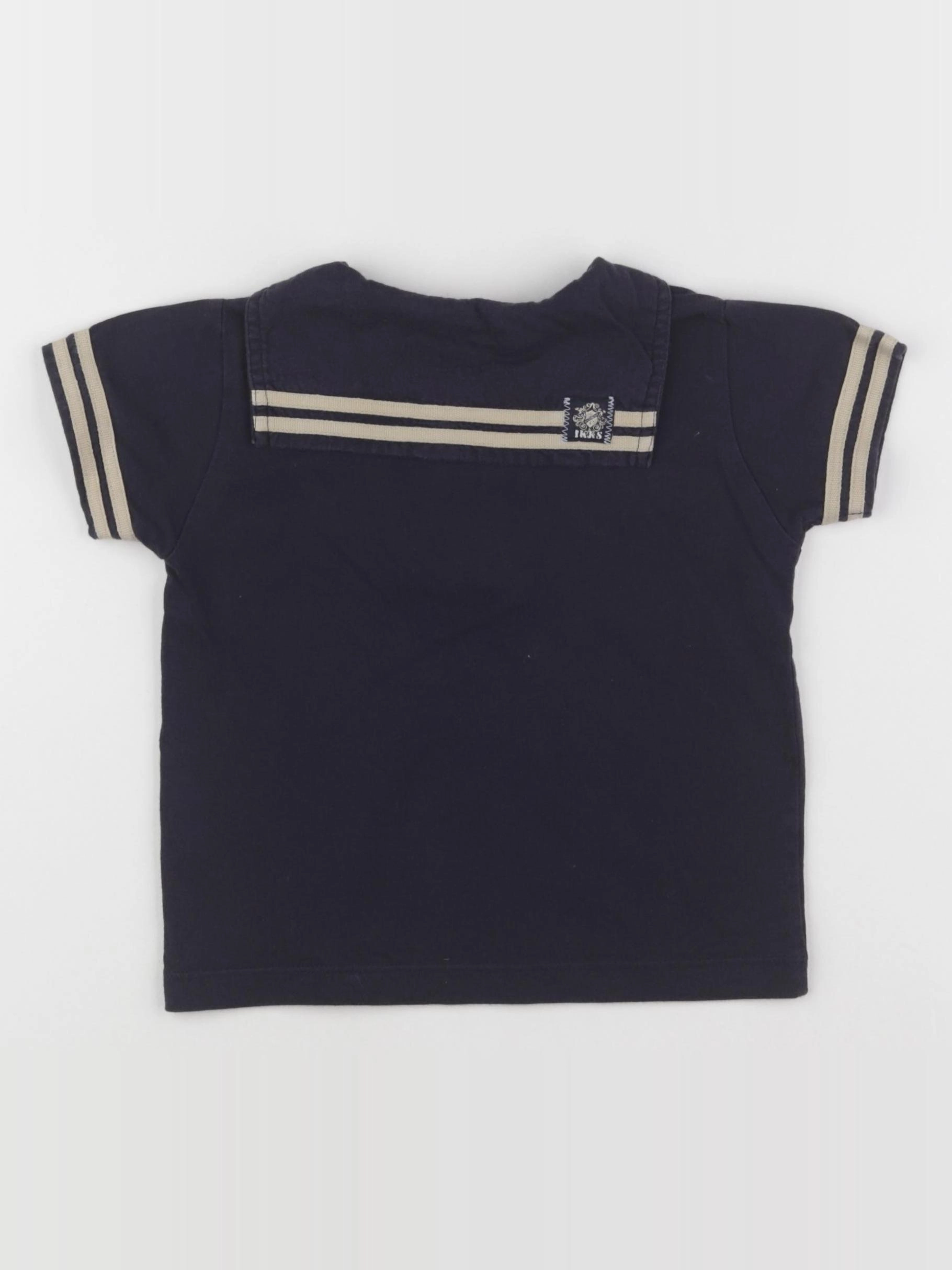Petit Bateau - tee-shirt bleu - 18 mois
