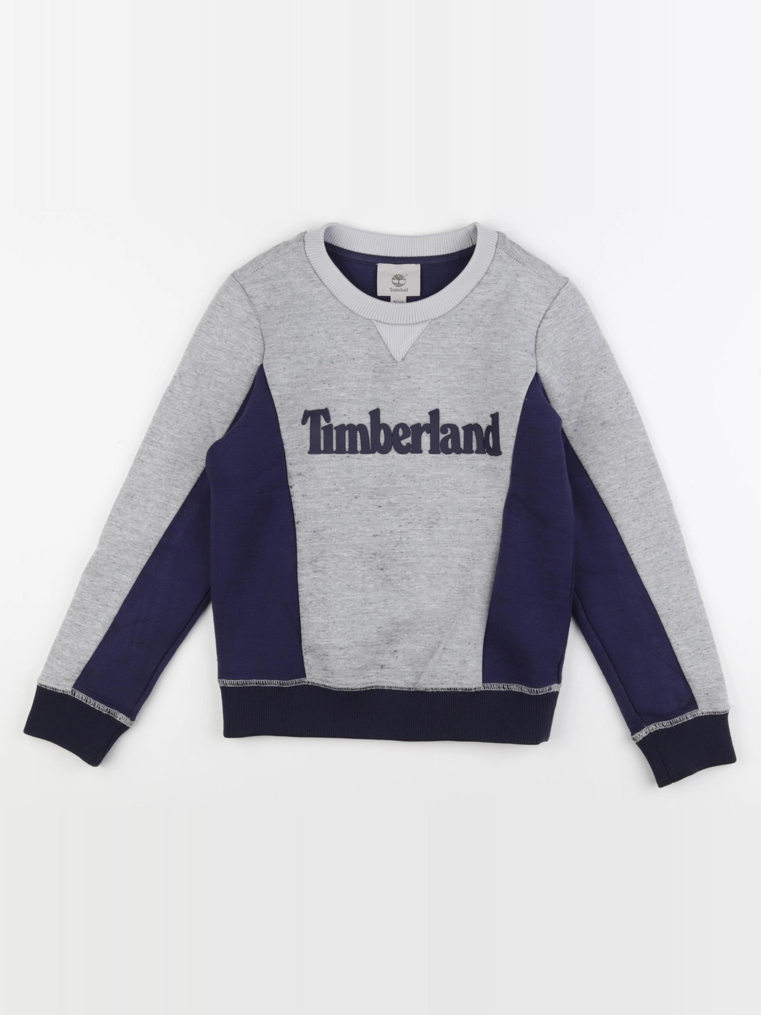 Timberland - sweat bleu, gris - 8 ans