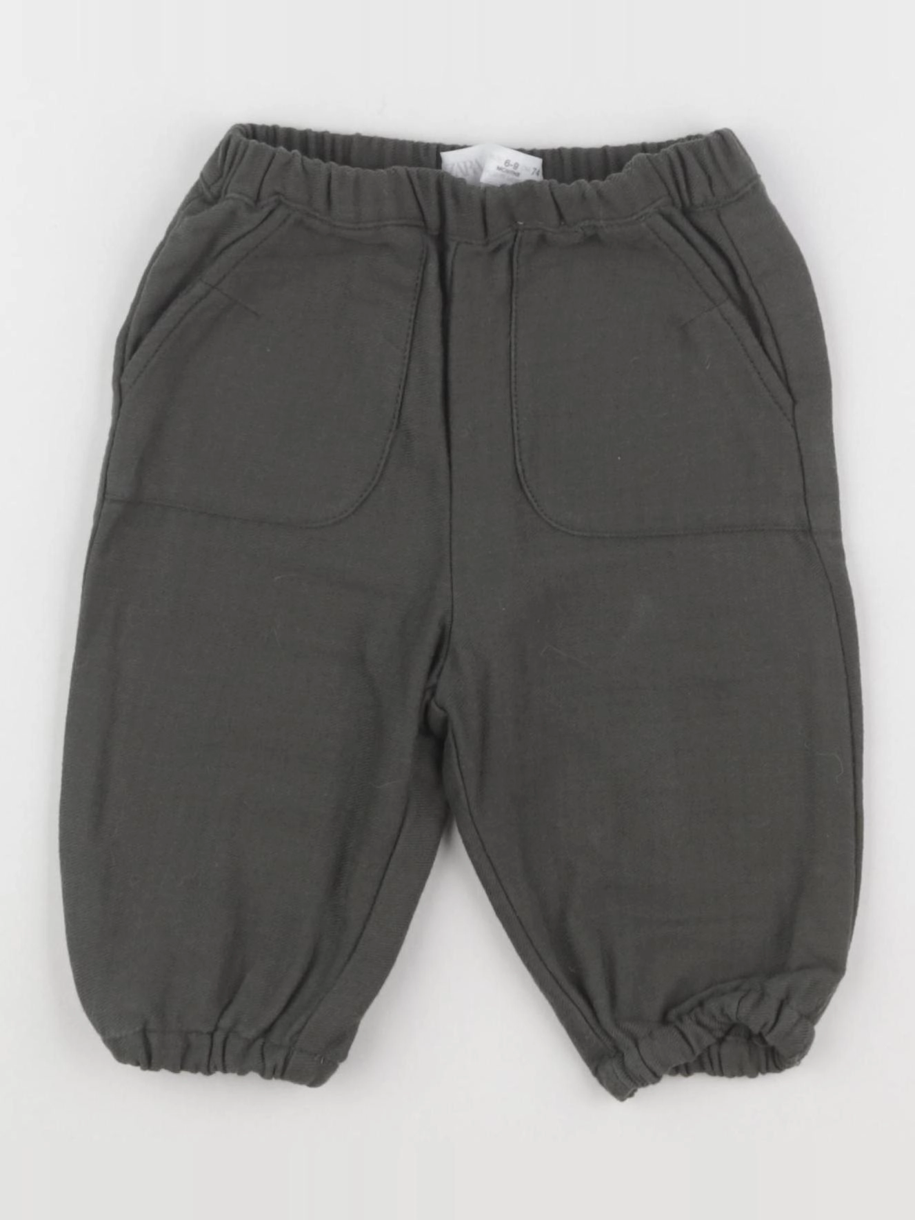 Zara - pantalon vert - 6/9 mois
