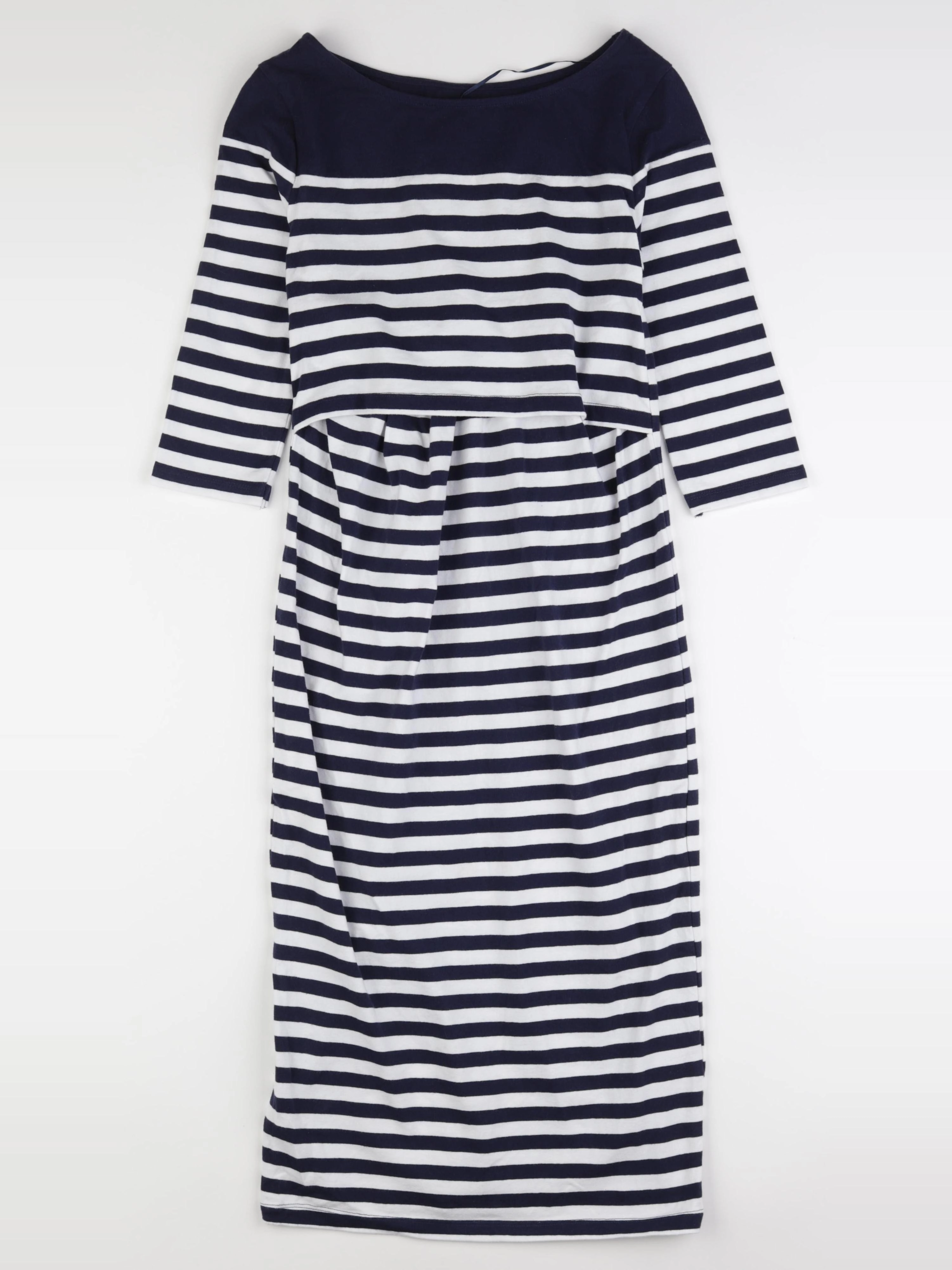 Vertbaudet - robe allaitement bleu, blanc - 34 à 36