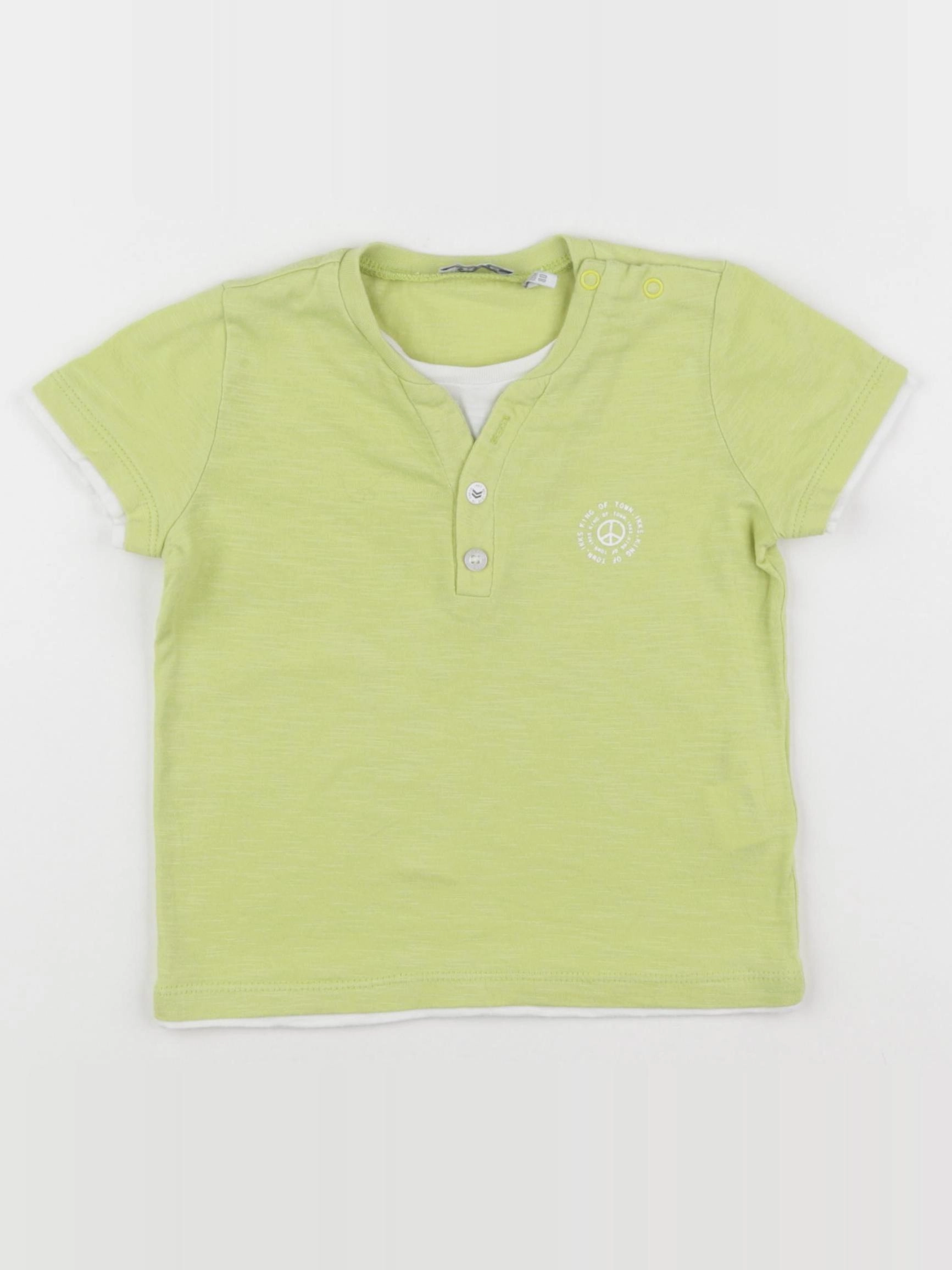 IKKS - tee-shirt vert - 18 mois