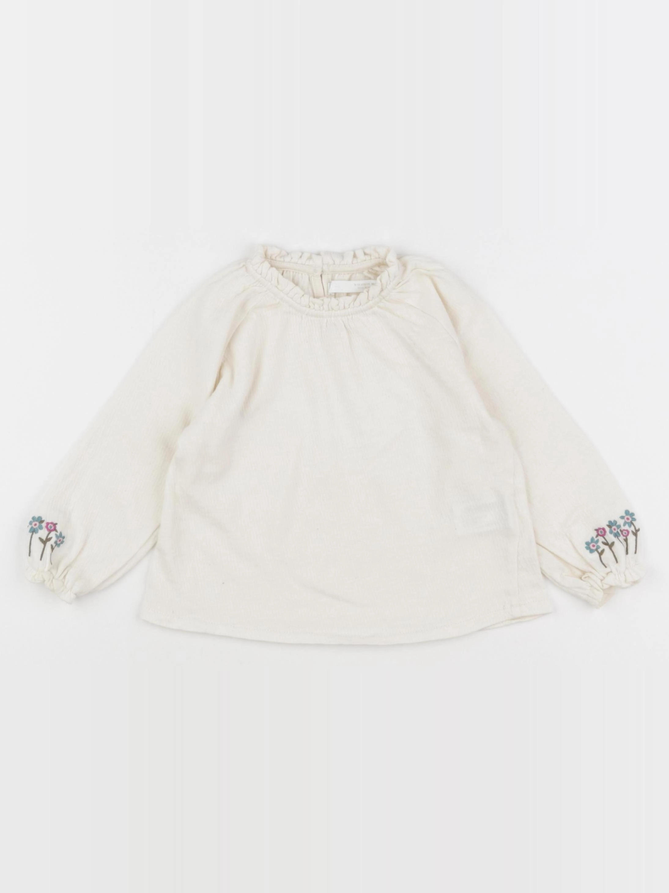 Zara - blouse beige - 9/12 mois