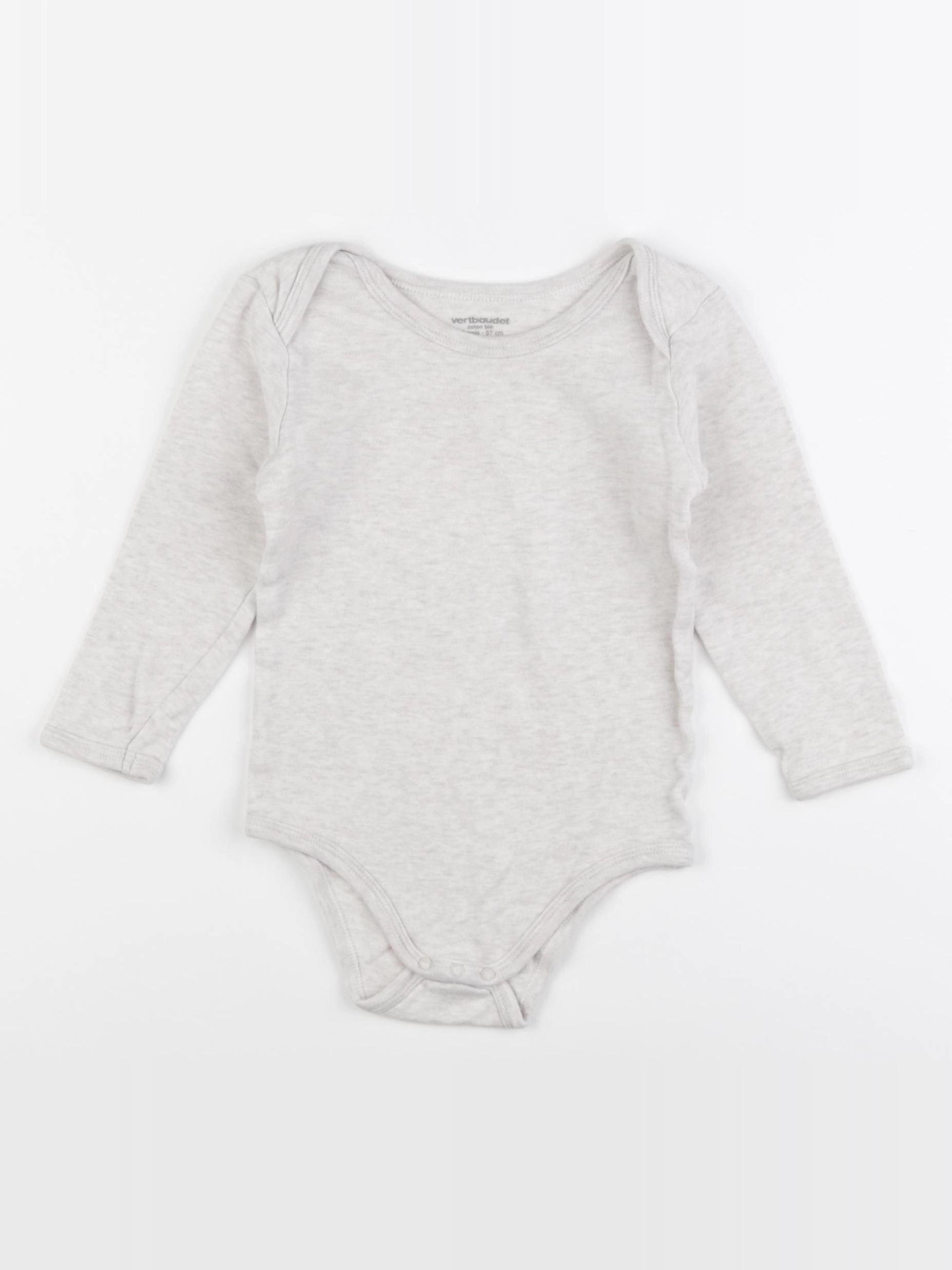 Vertbaudet - body beige - 36 mois