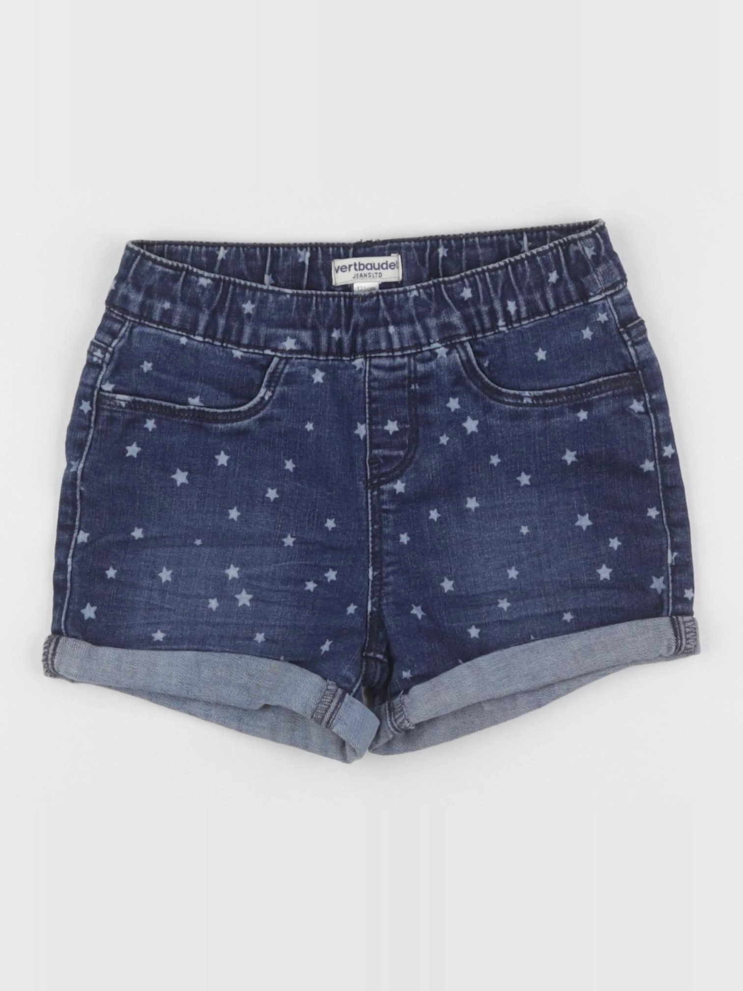 Vertbaudet - short bleu - 8 ans
