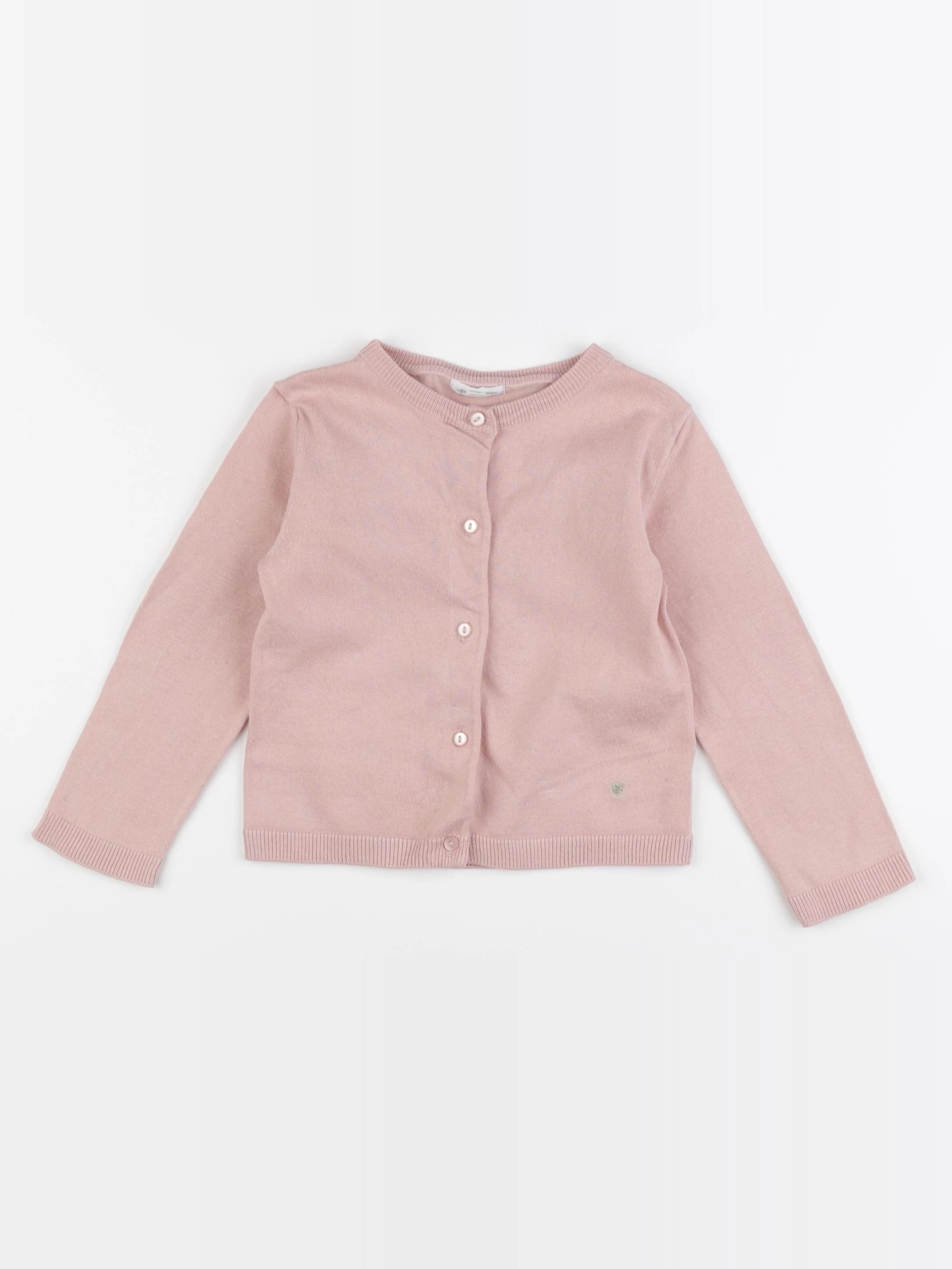 Vertbaudet - gilet rose - 3 ans