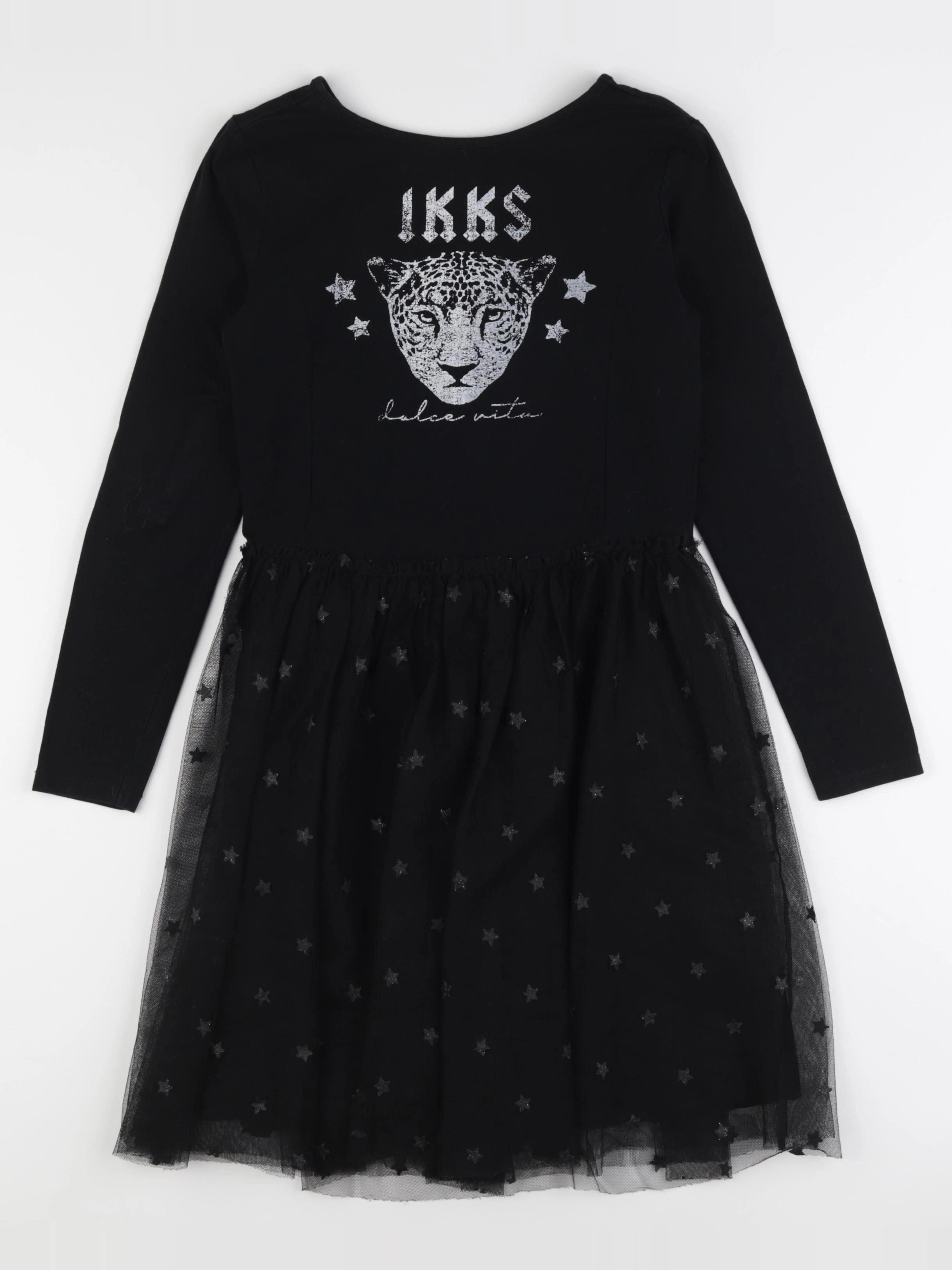 IKKS - robe noir - 12 ans