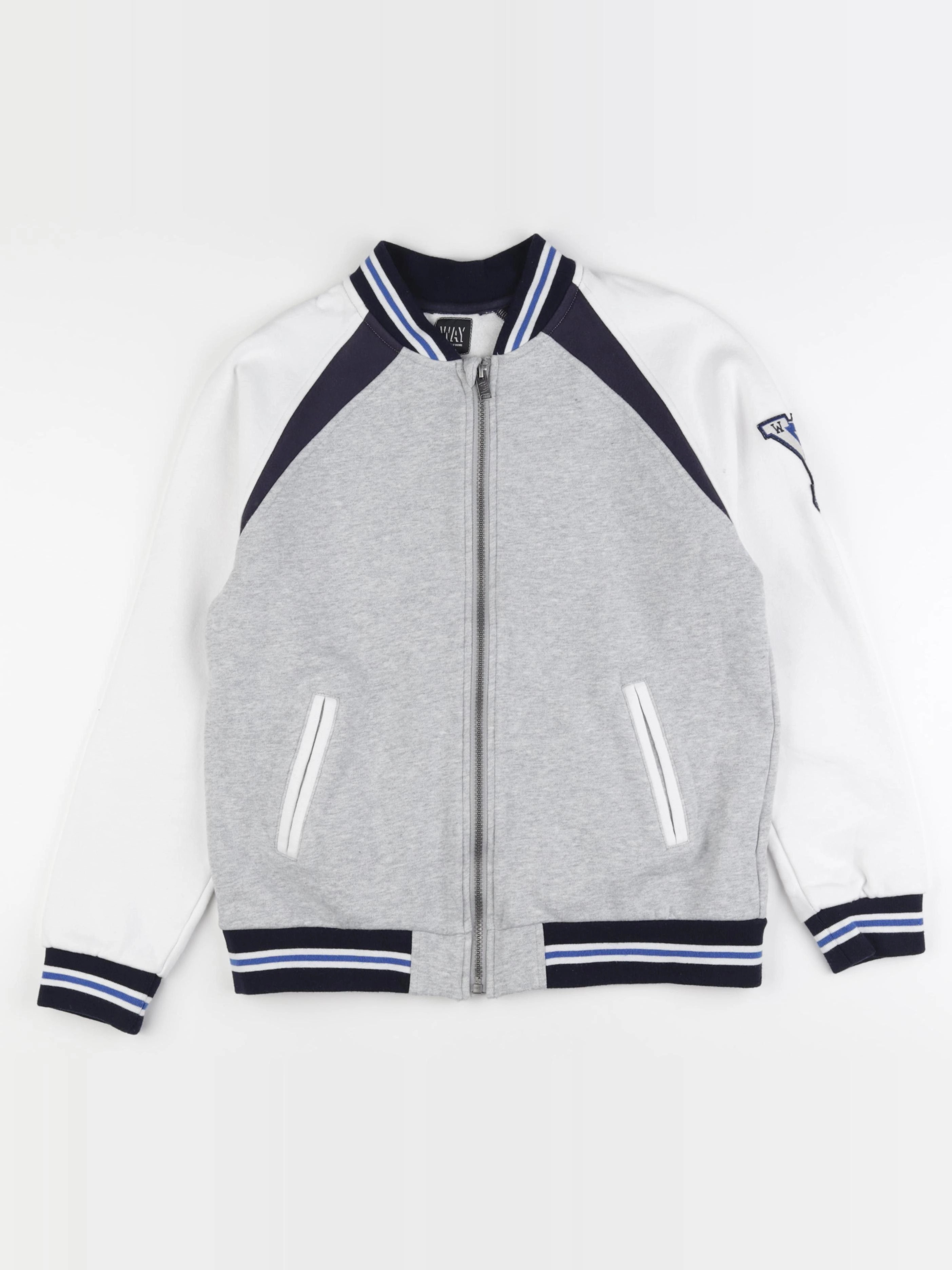 IKKS - sweat gris - 14 ans