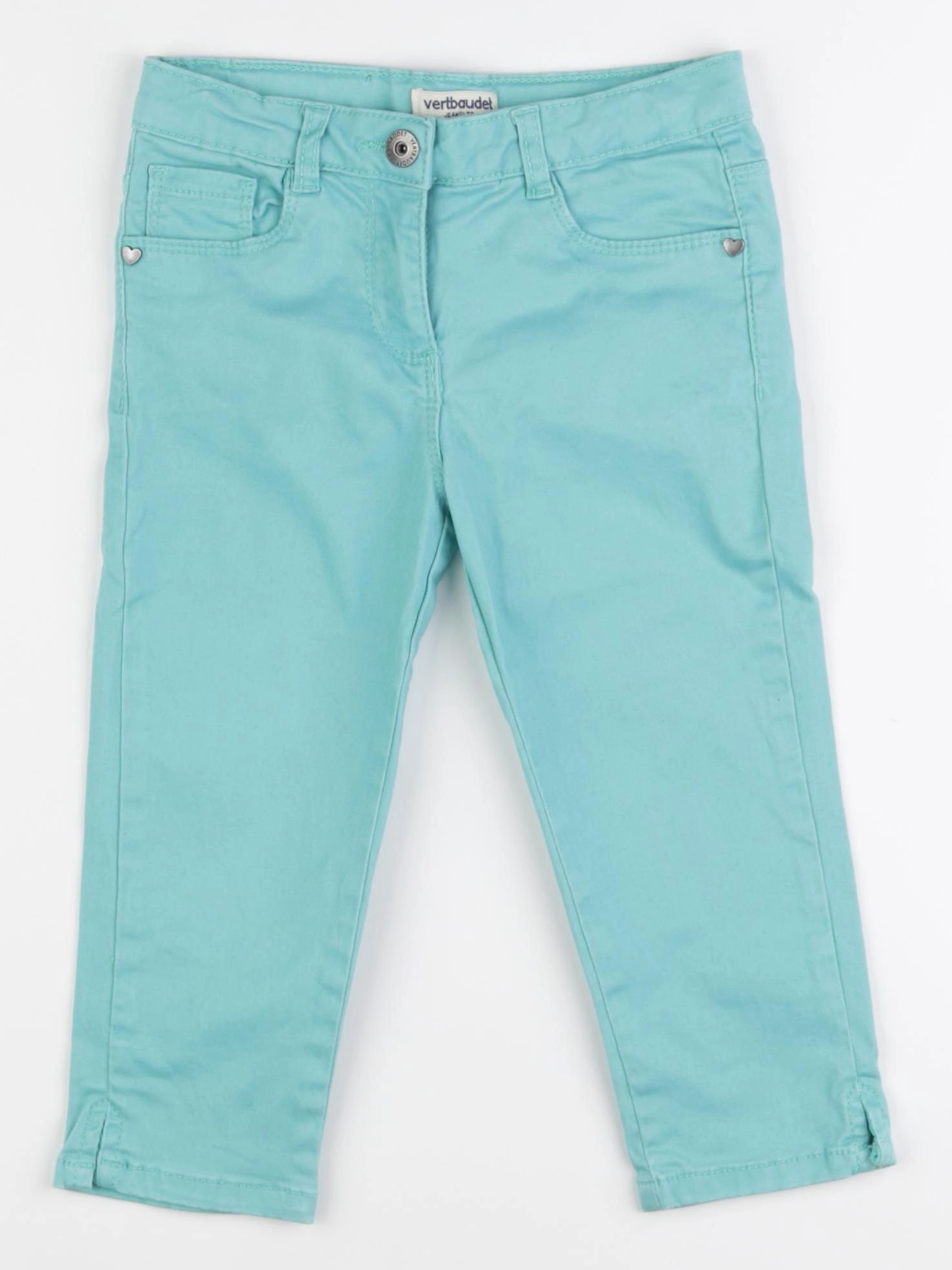 Vertbaudet - pantacourt bleu - 5 ans