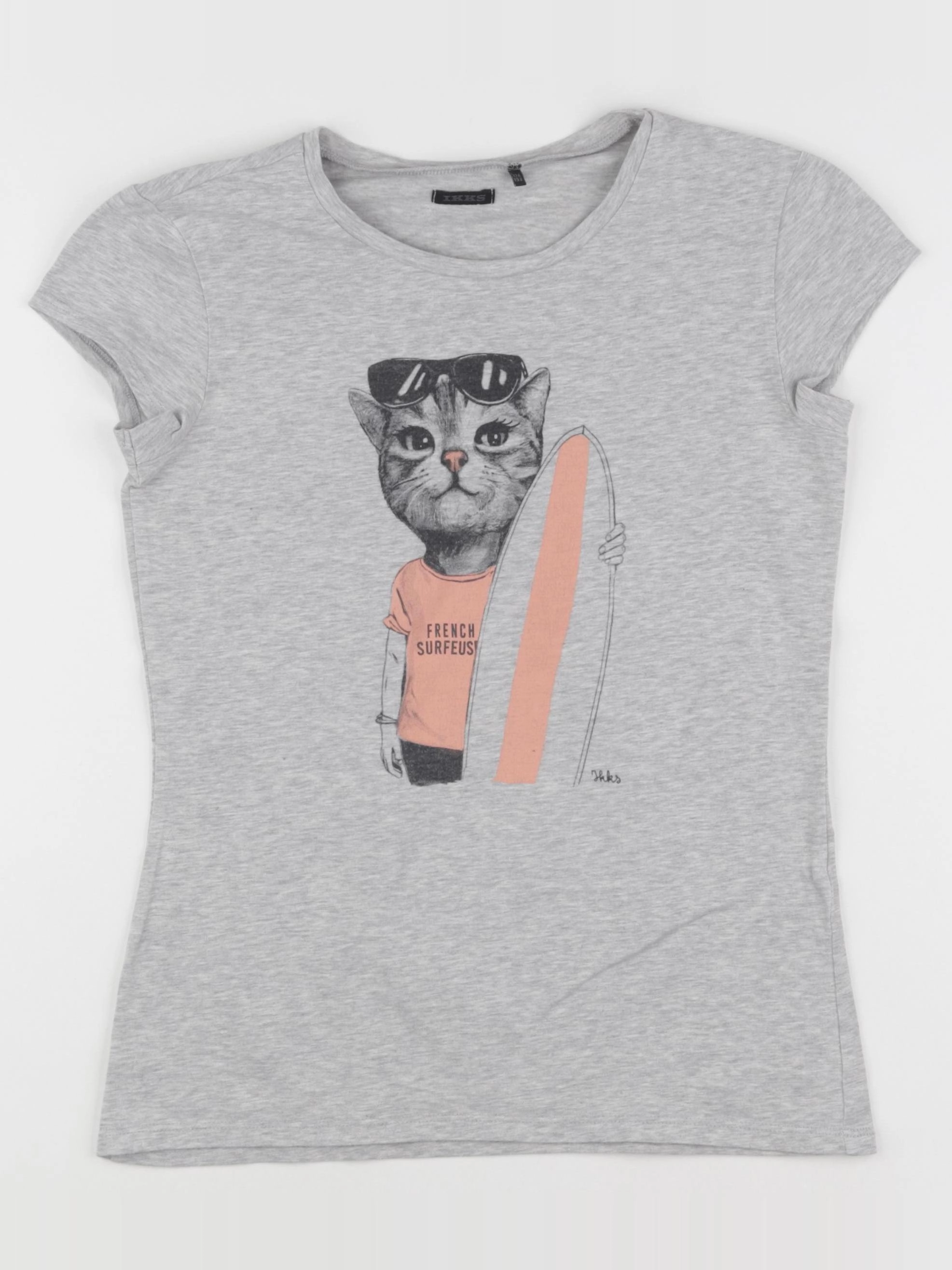 IKKS - tee-shirt gris - 12 ans