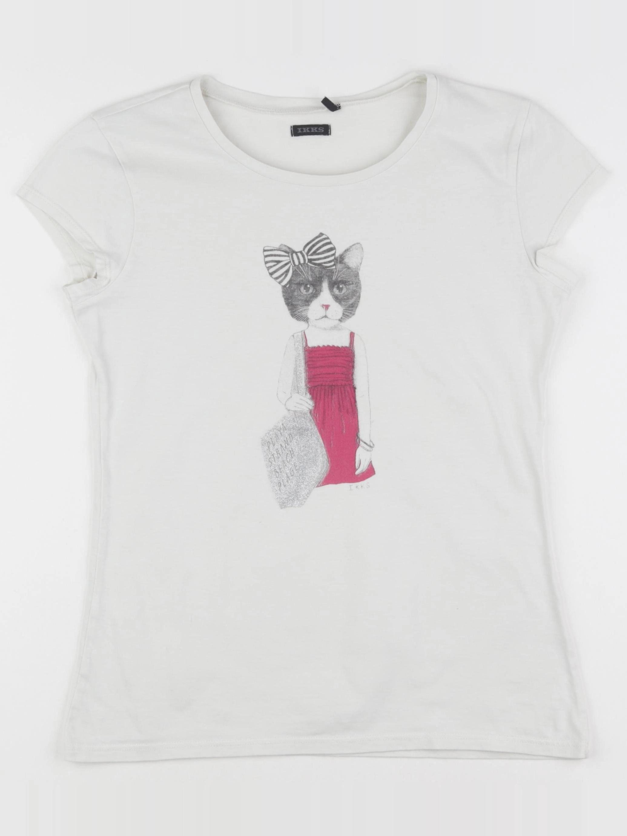 IKKS - tee-shirt blanc - 14 ans