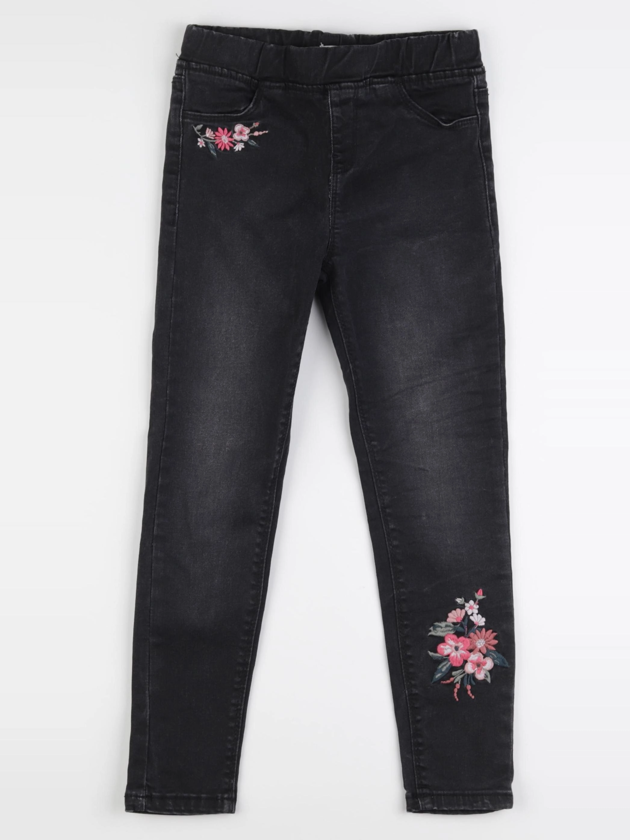 Vertbaudet - jegging noir - 8 ans