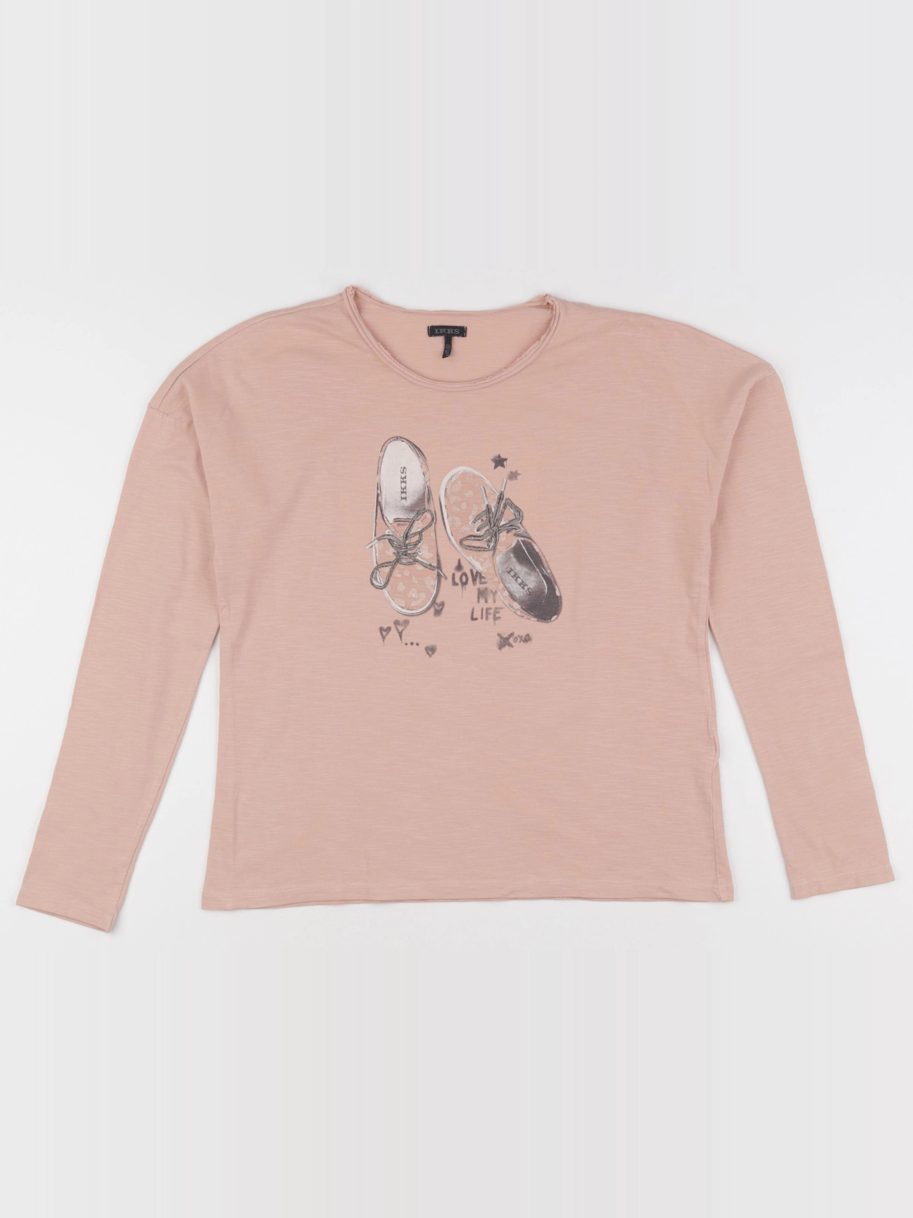 IKKS - tee-shirt rose - 12 ans