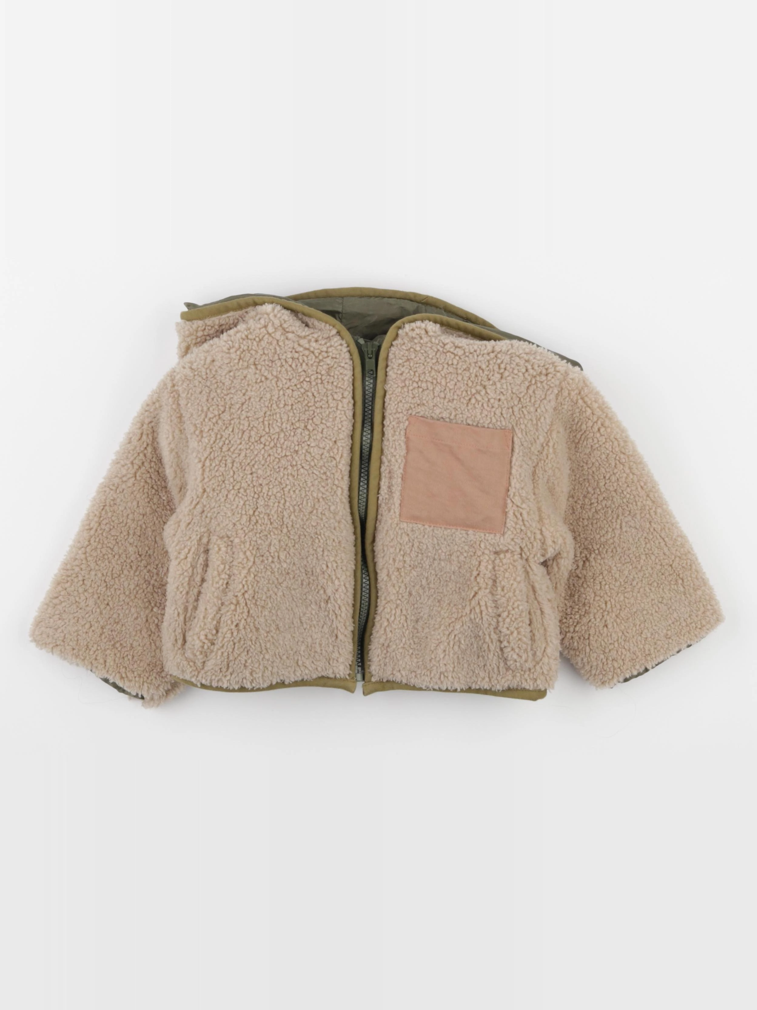 Marlot Paris - veste doublé marron - 12 mois