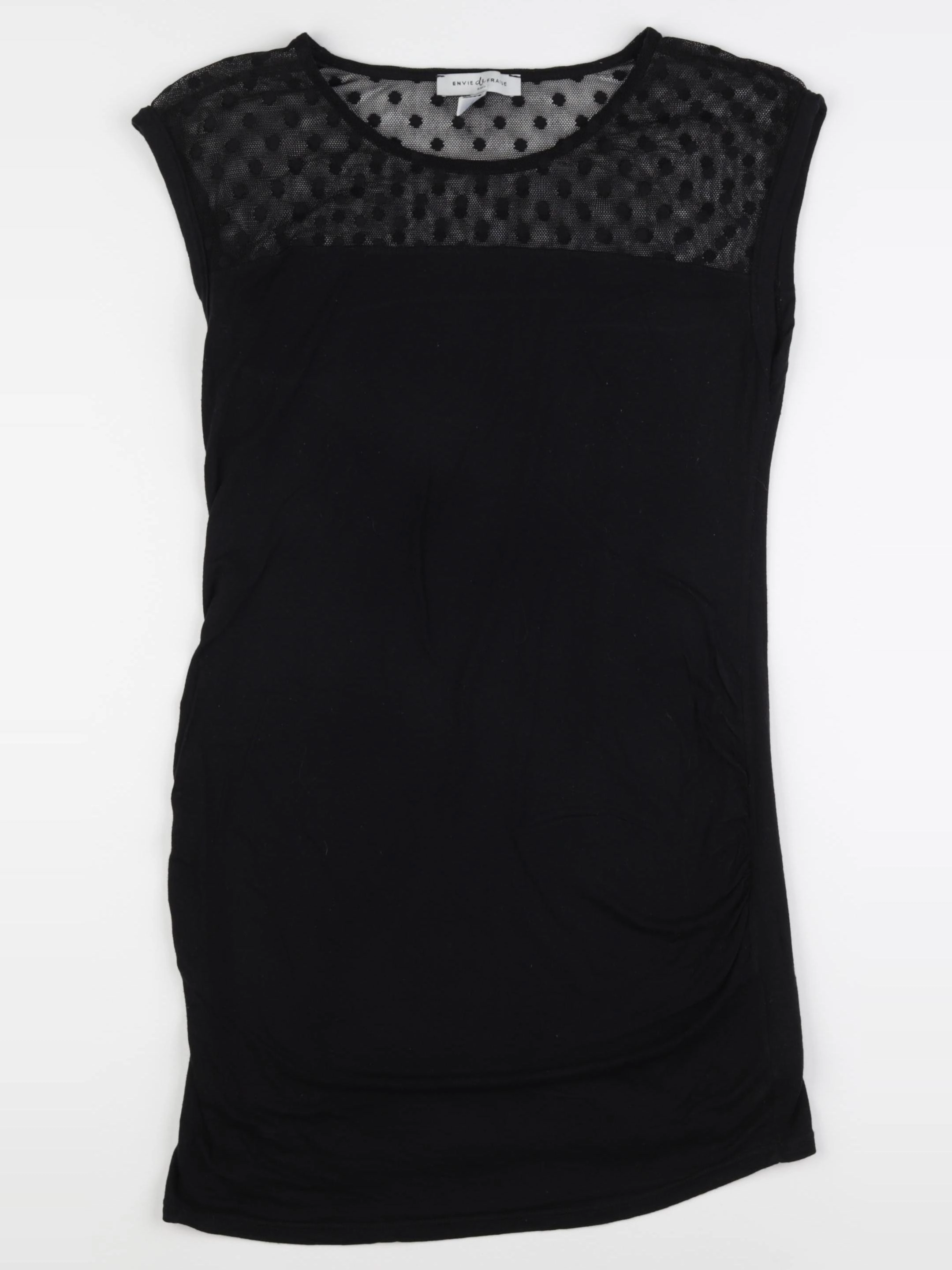 Envie de fraise - tee-shirt grossesse noir - 36 à 38