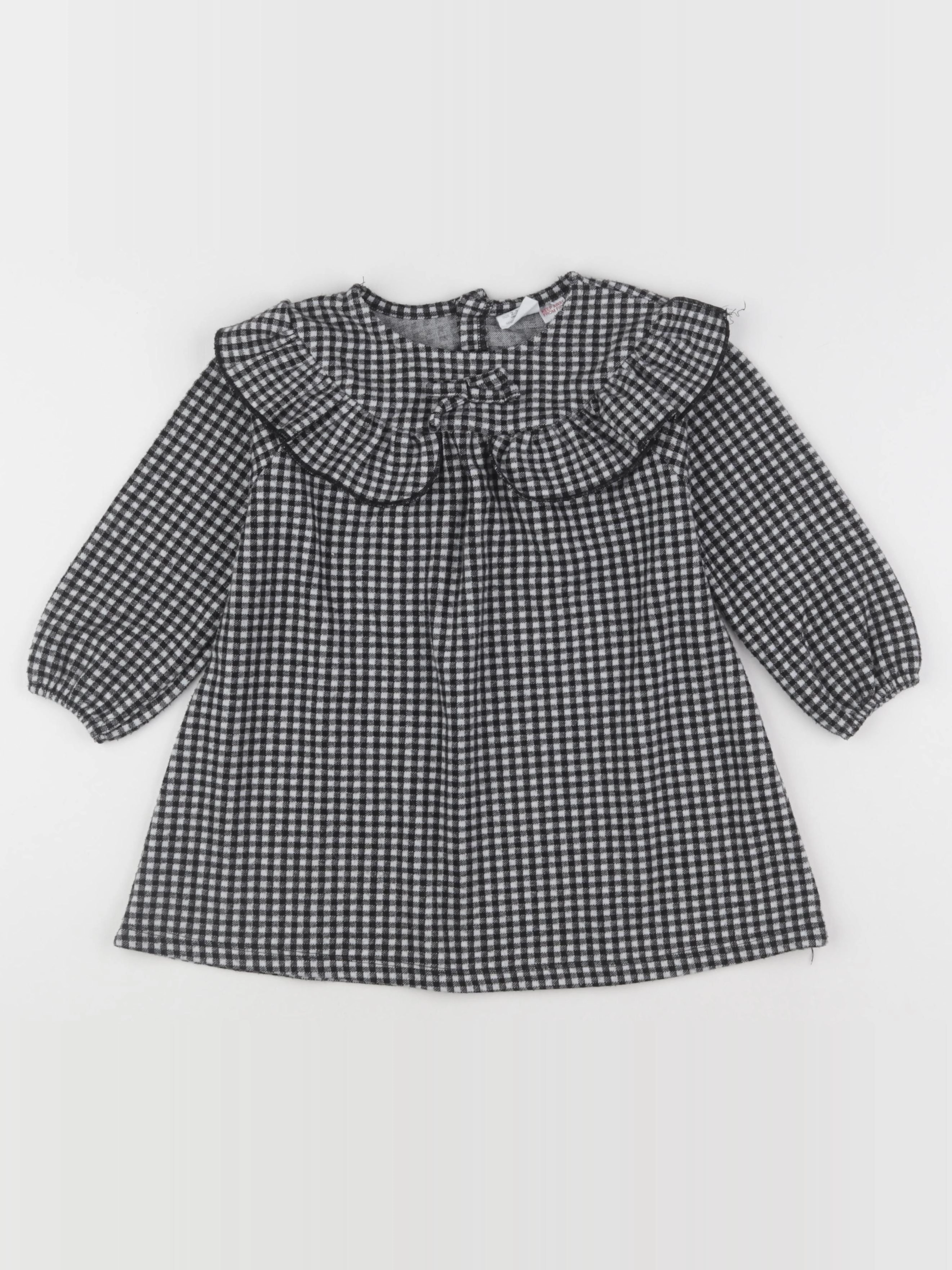 Zara - robe noir, blanc - 2/3 ans