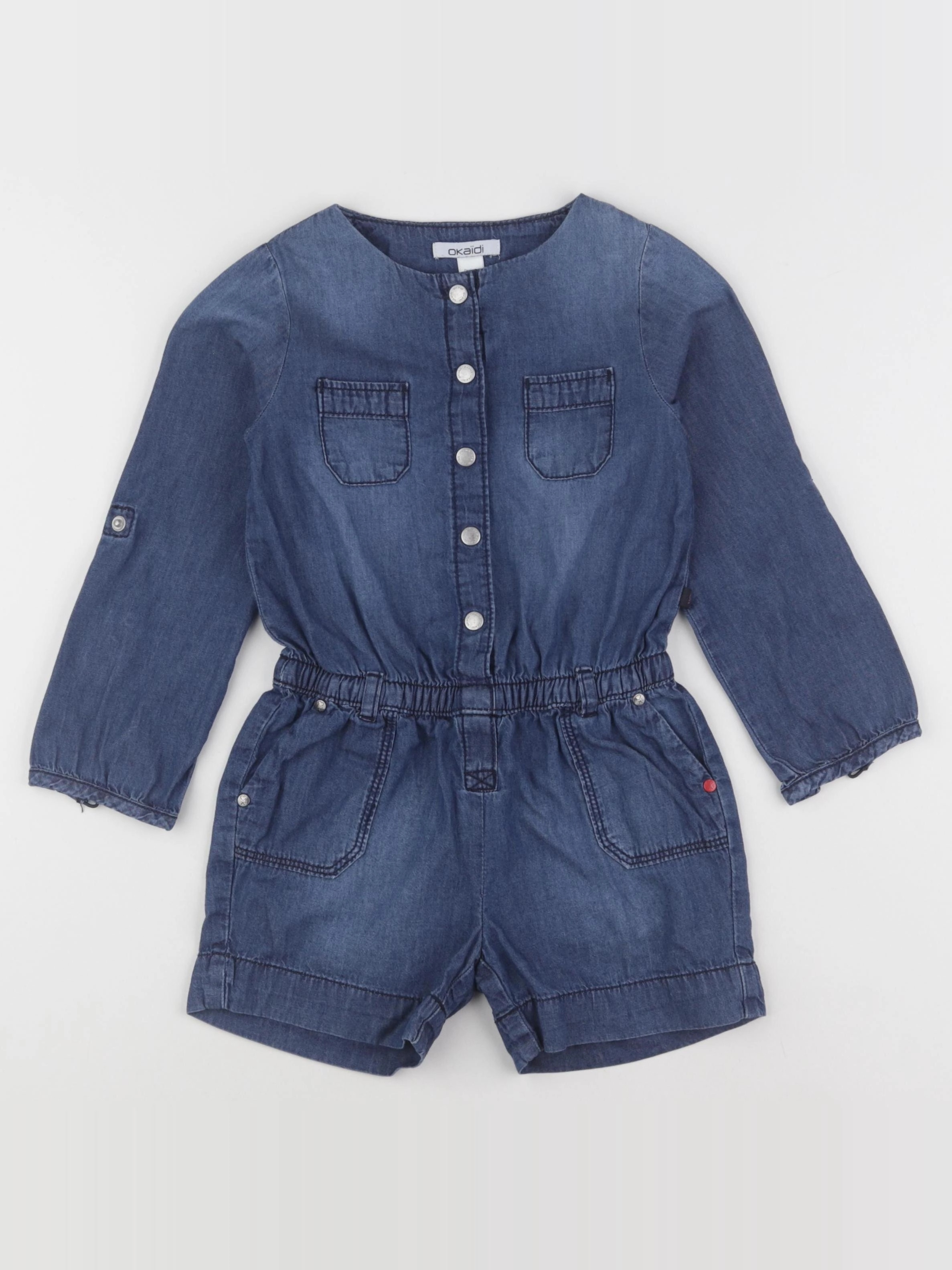 Okaidi - combinaison bleu - 4 ans