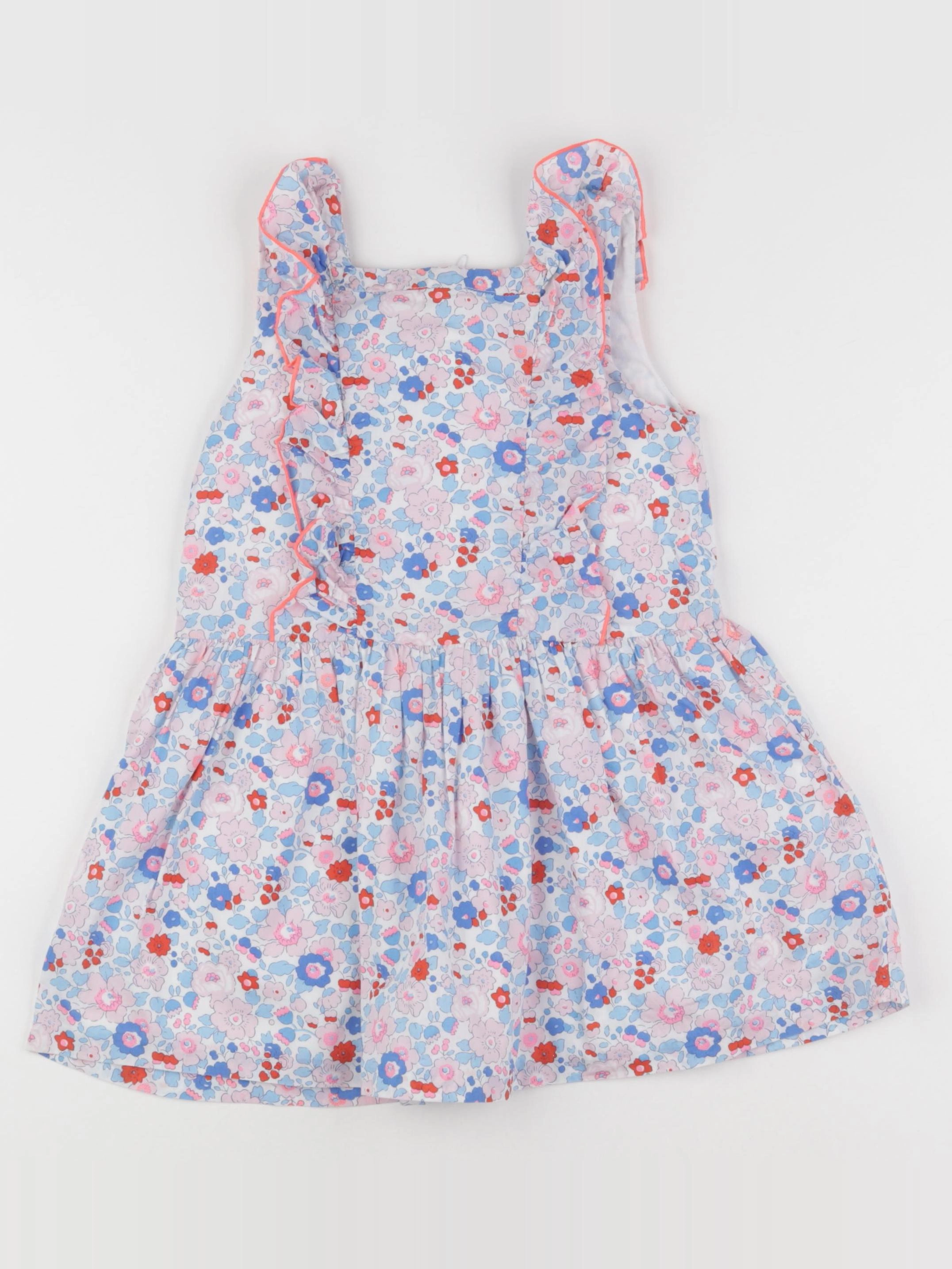 Jacadi - robe bleu, rose - 4 ans