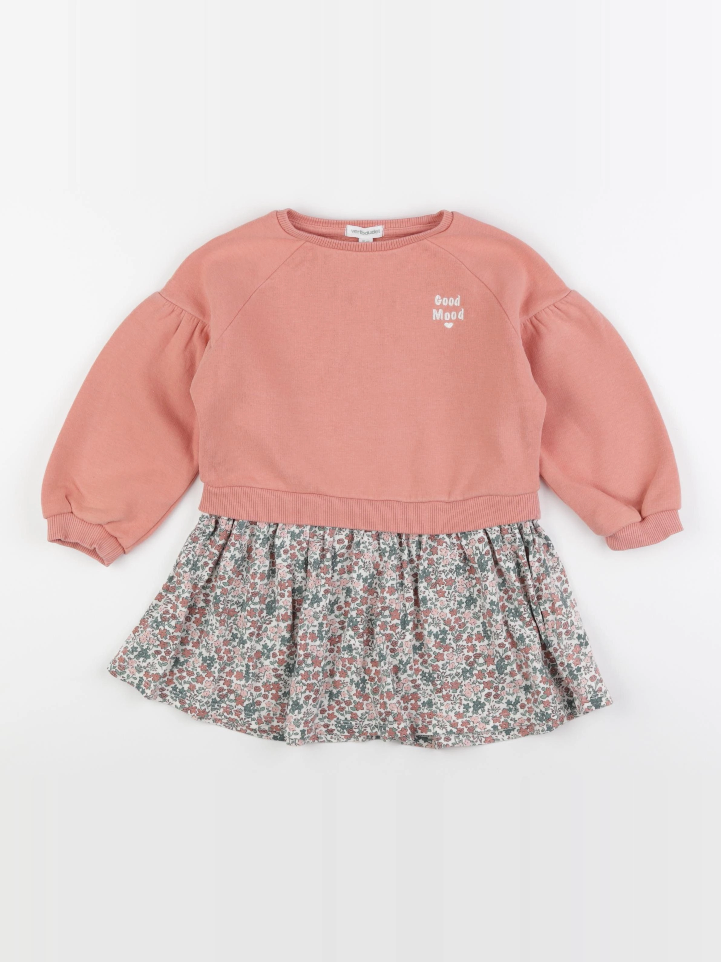 Vertbaudet - robe rose - 3 ans
